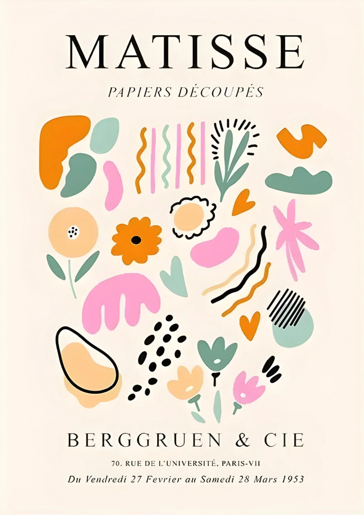 Henry Matisse | Berggruen & Co. Exhibition | Cut-Outs - Image 4