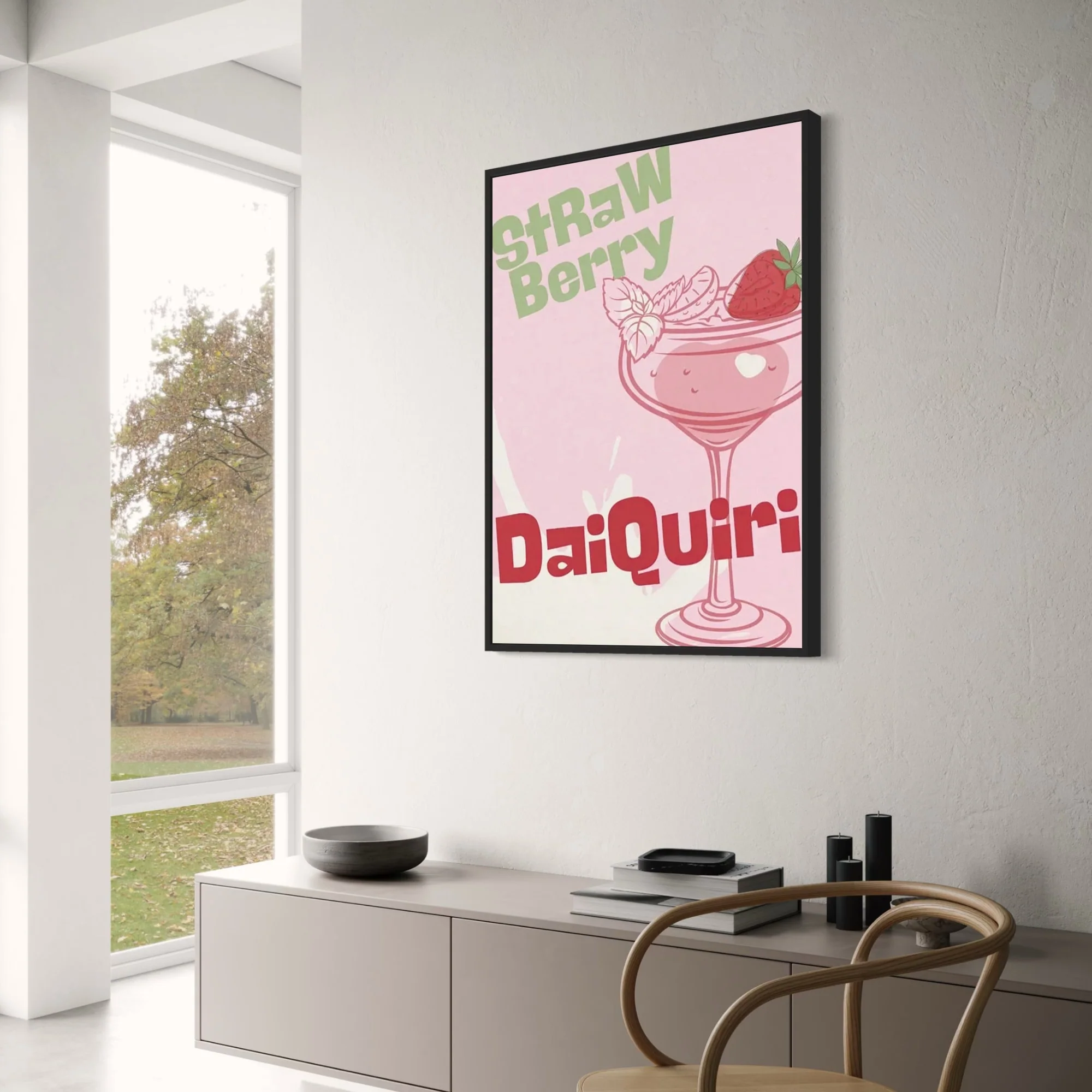 Strawberry Daiquiri | Vibrant Cocktail Art - Image 3