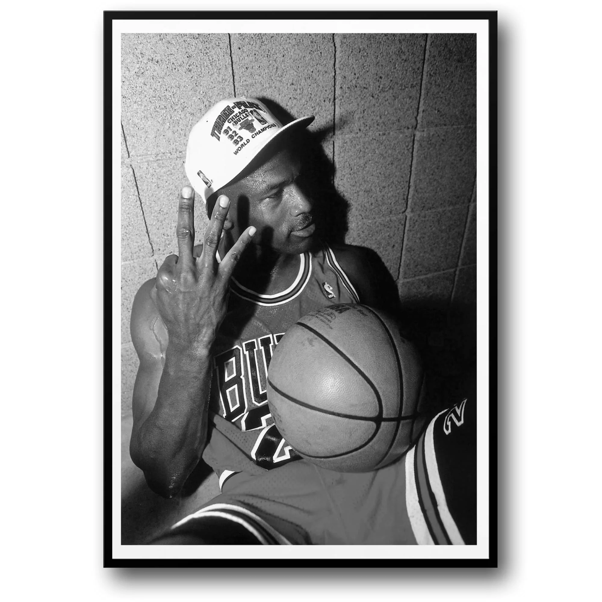 Michael Jordan | Iconic 3 Fingers | Basketball Legend