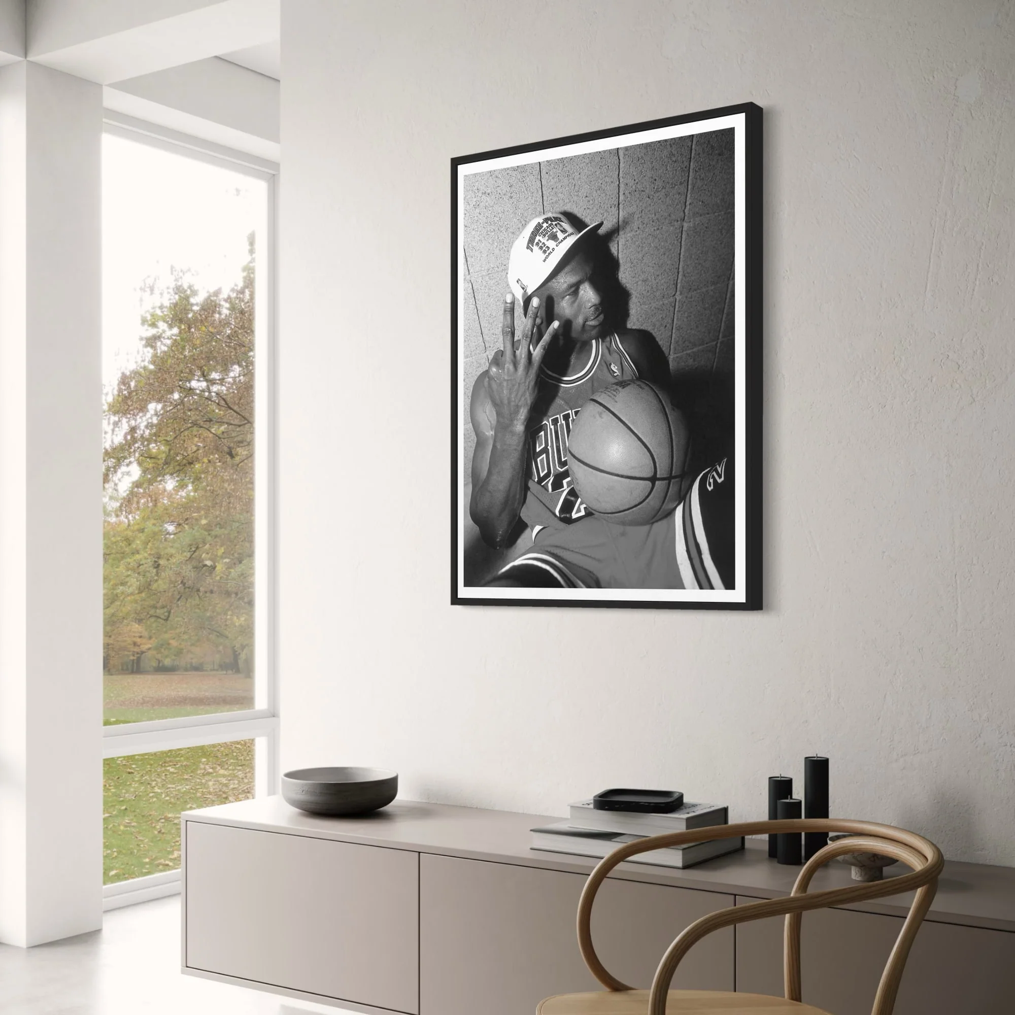 Michael Jordan | Iconic 3 Fingers | Basketball Legend - Image 3
