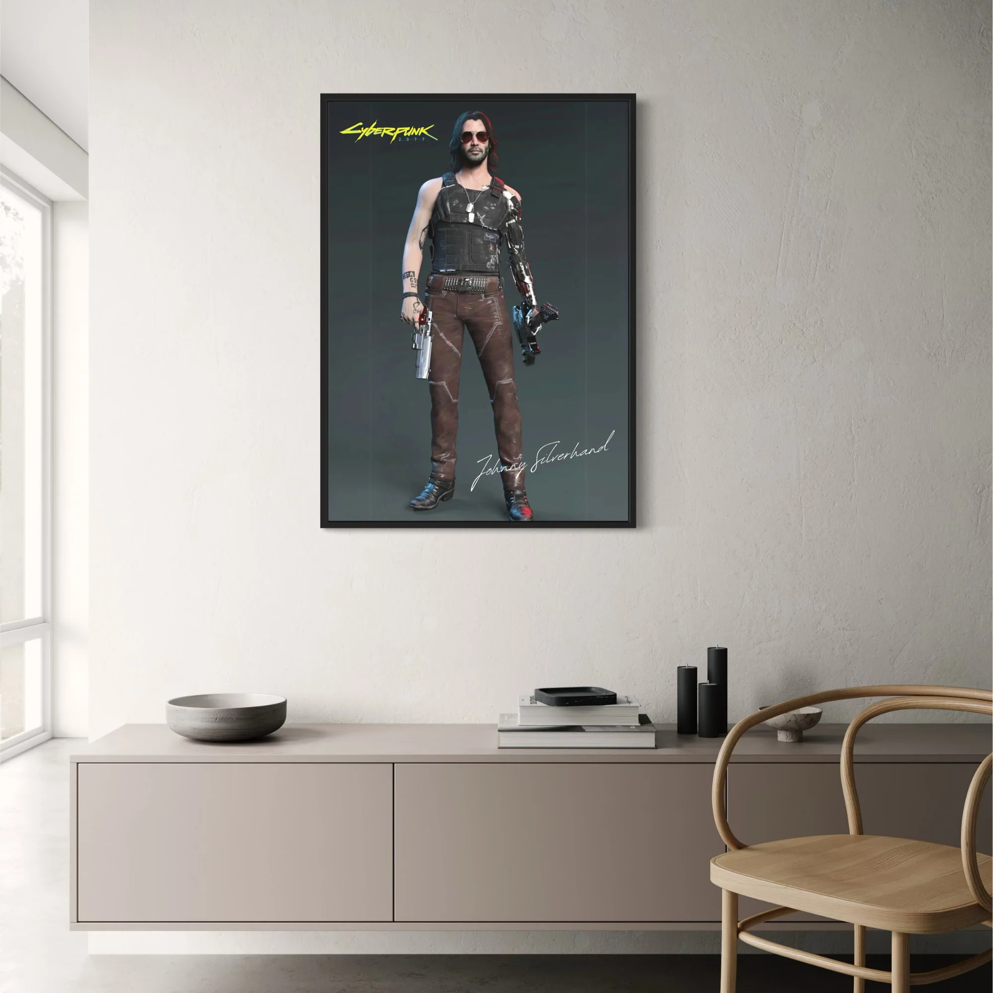Cyberpunk 2077 | Johnny Silverhand | Sci-Fi Gaming Art - Image 2