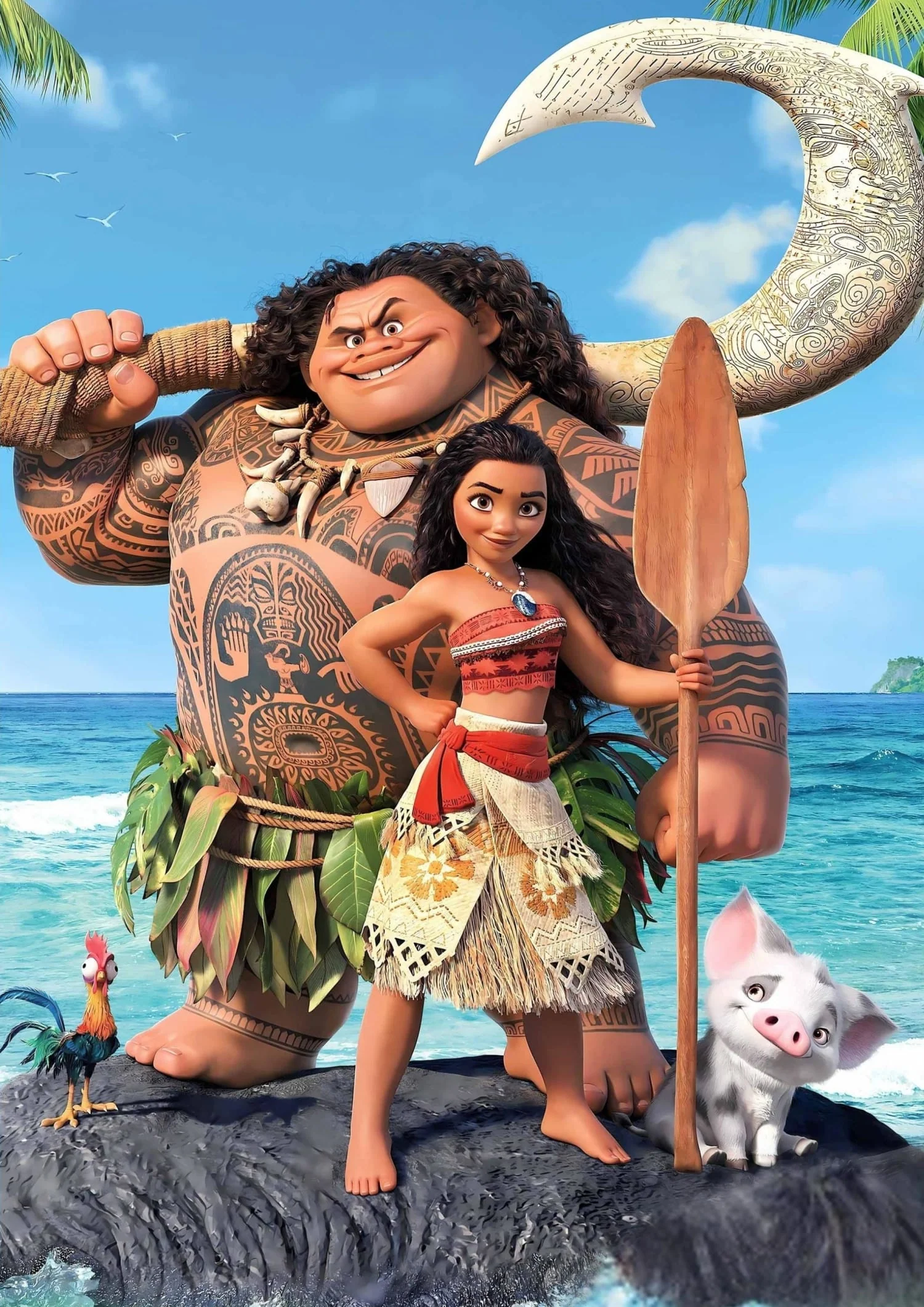 MOANA x MAUI | Disney Movie Poster - Image 4