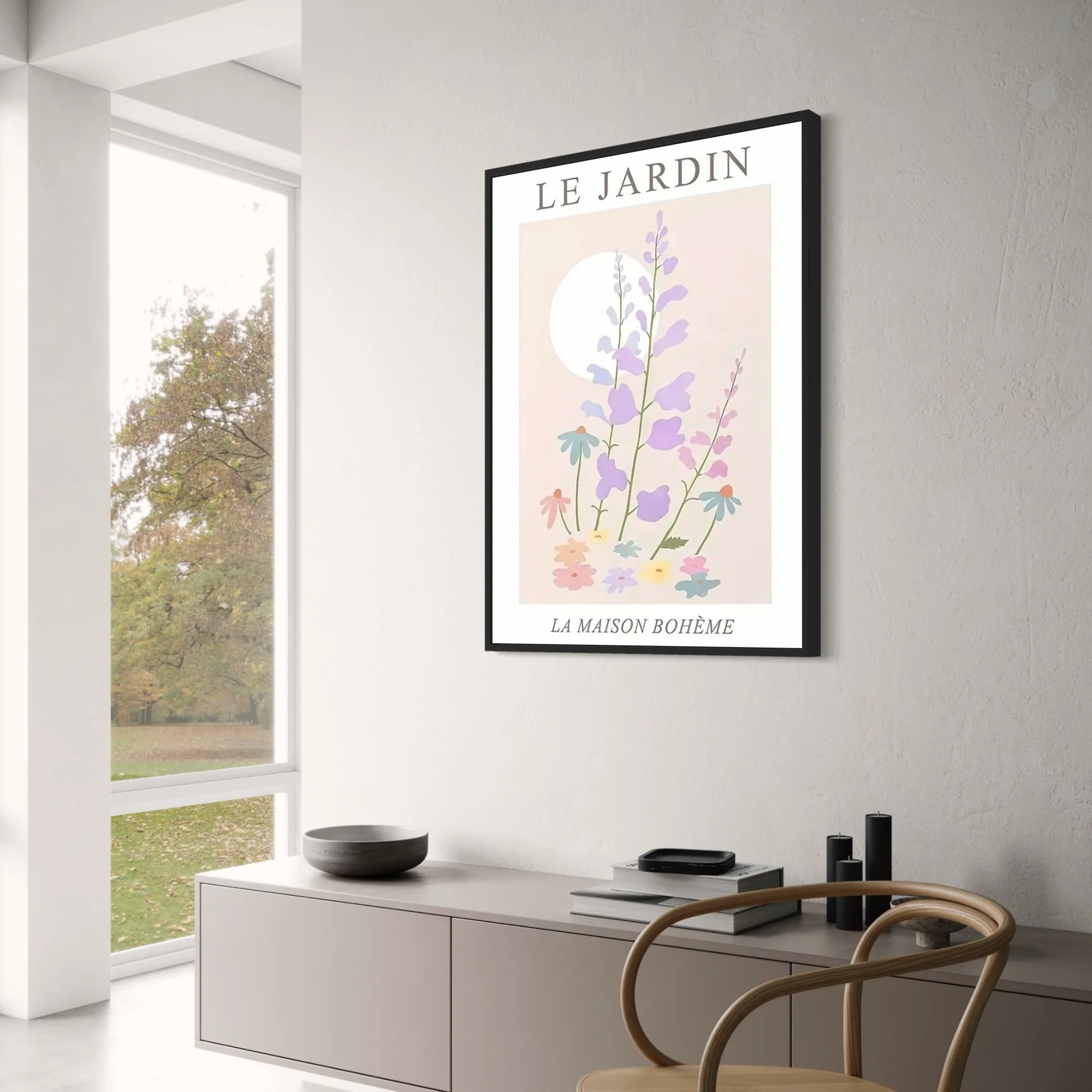 Lavender Wildflower | Daisies & Blooms Decor - Image 3