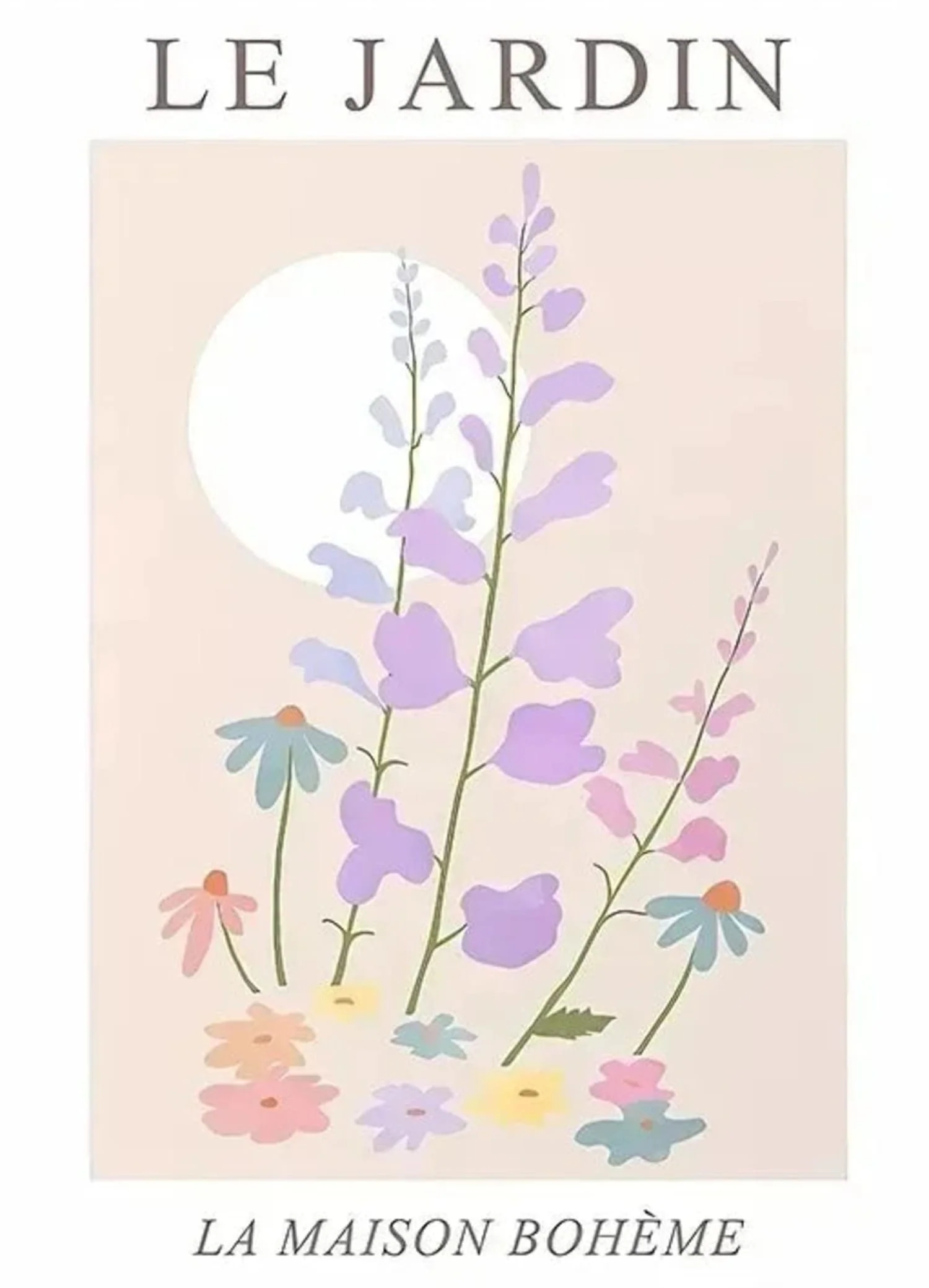 Lavender Wildflower | Daisies & Blooms Decor - Image 4