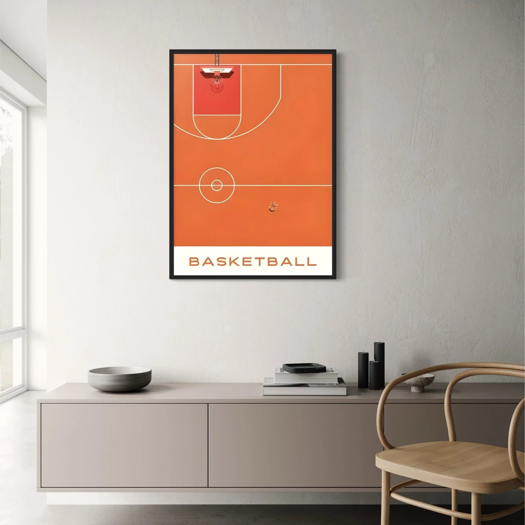 Geometry of Victory | Basketball NBA Art Series - Image 2