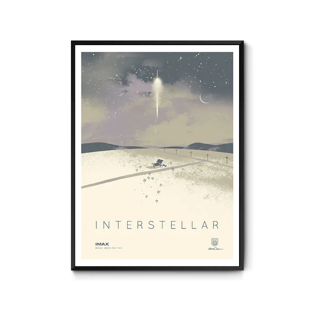 Interstellar | Nordic Sci-Fi Canvas Art
