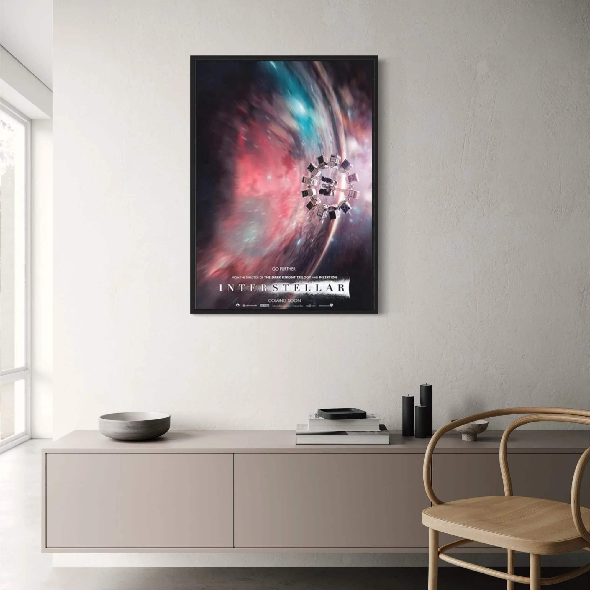 Nordic Style | Interstellar Movie | Space Sci-Fi Canvas - Image 2