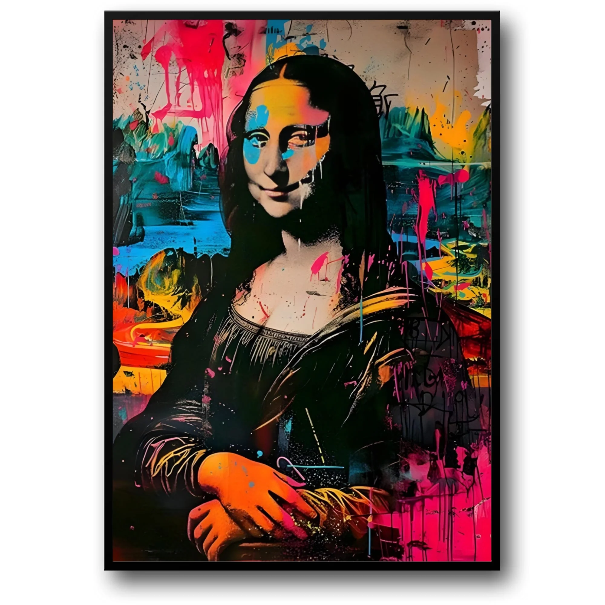Mona Lisa Graffiti | Modern Punk Renaissance