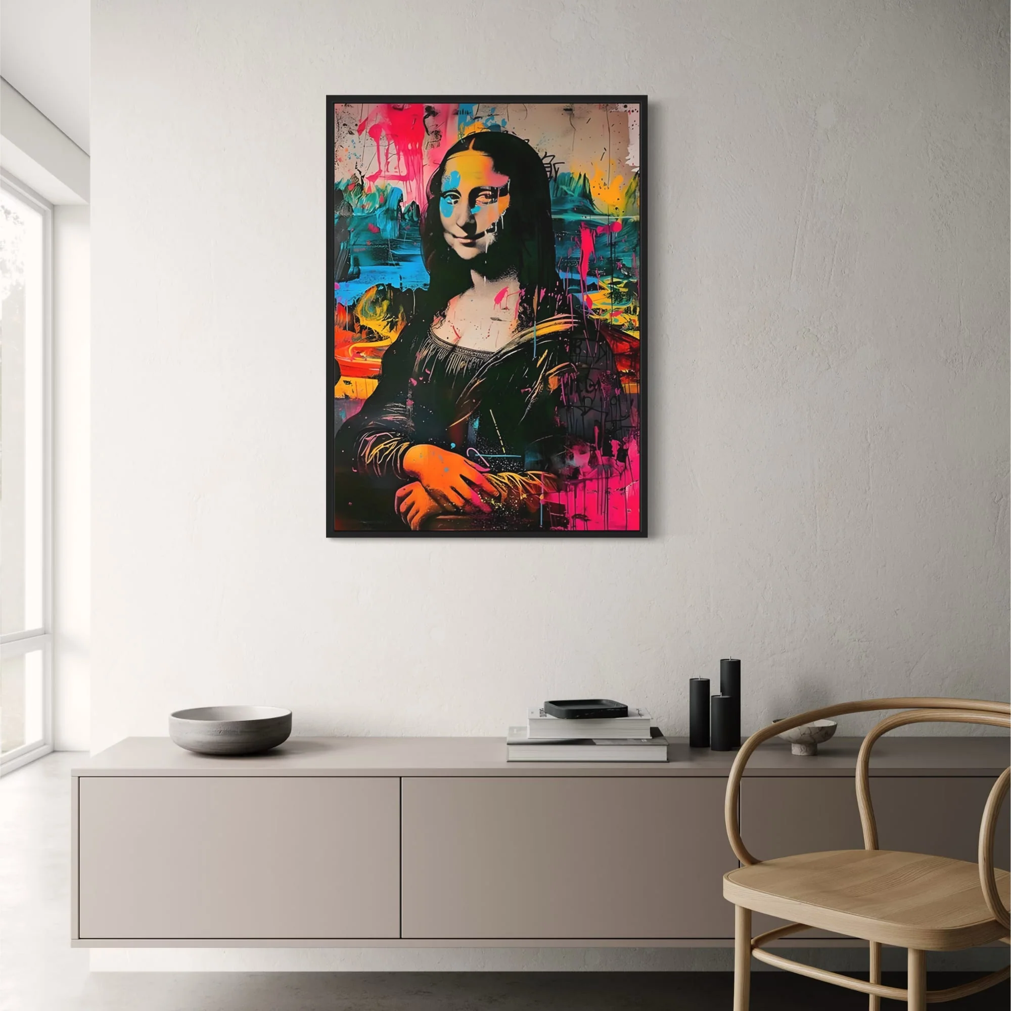 Mona Lisa Graffiti | Modern Punk Renaissance - Image 2