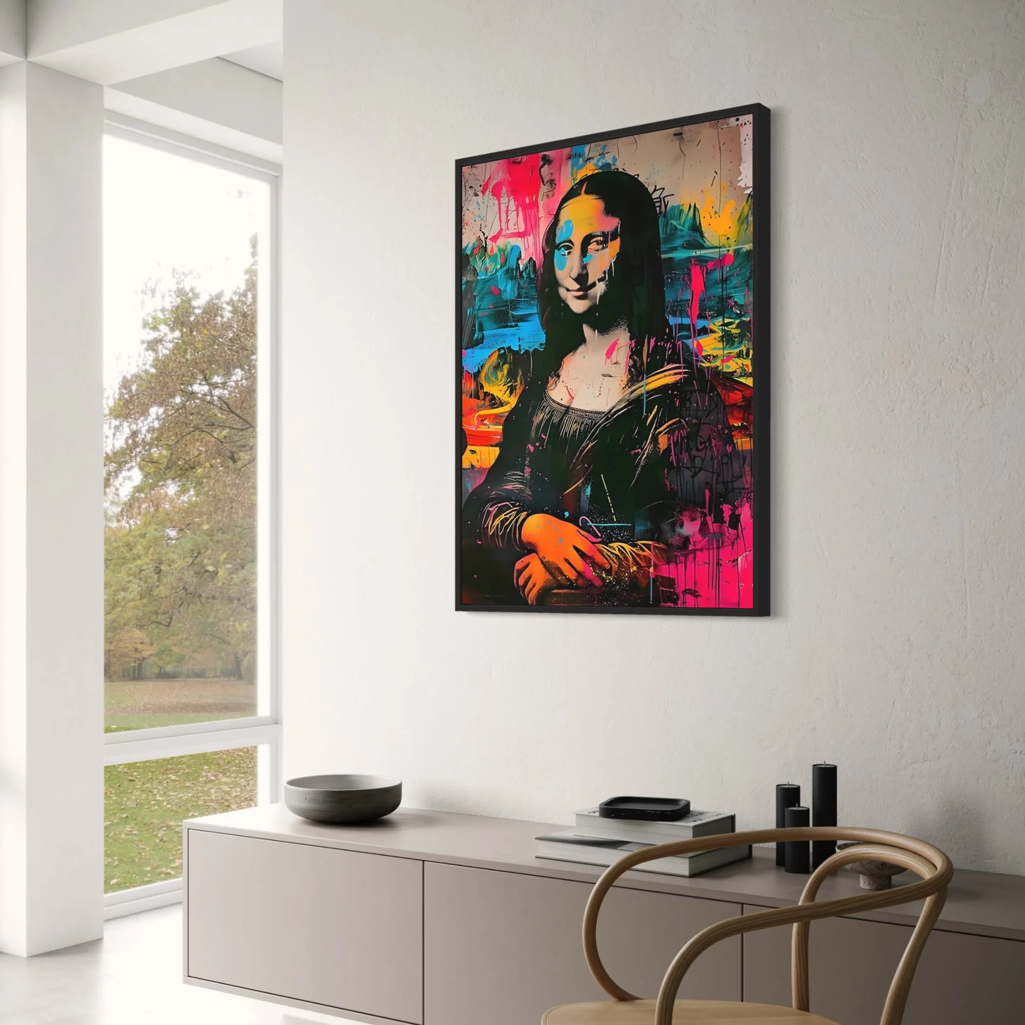 Mona Lisa Graffiti | Modern Punk Renaissance - Image 3