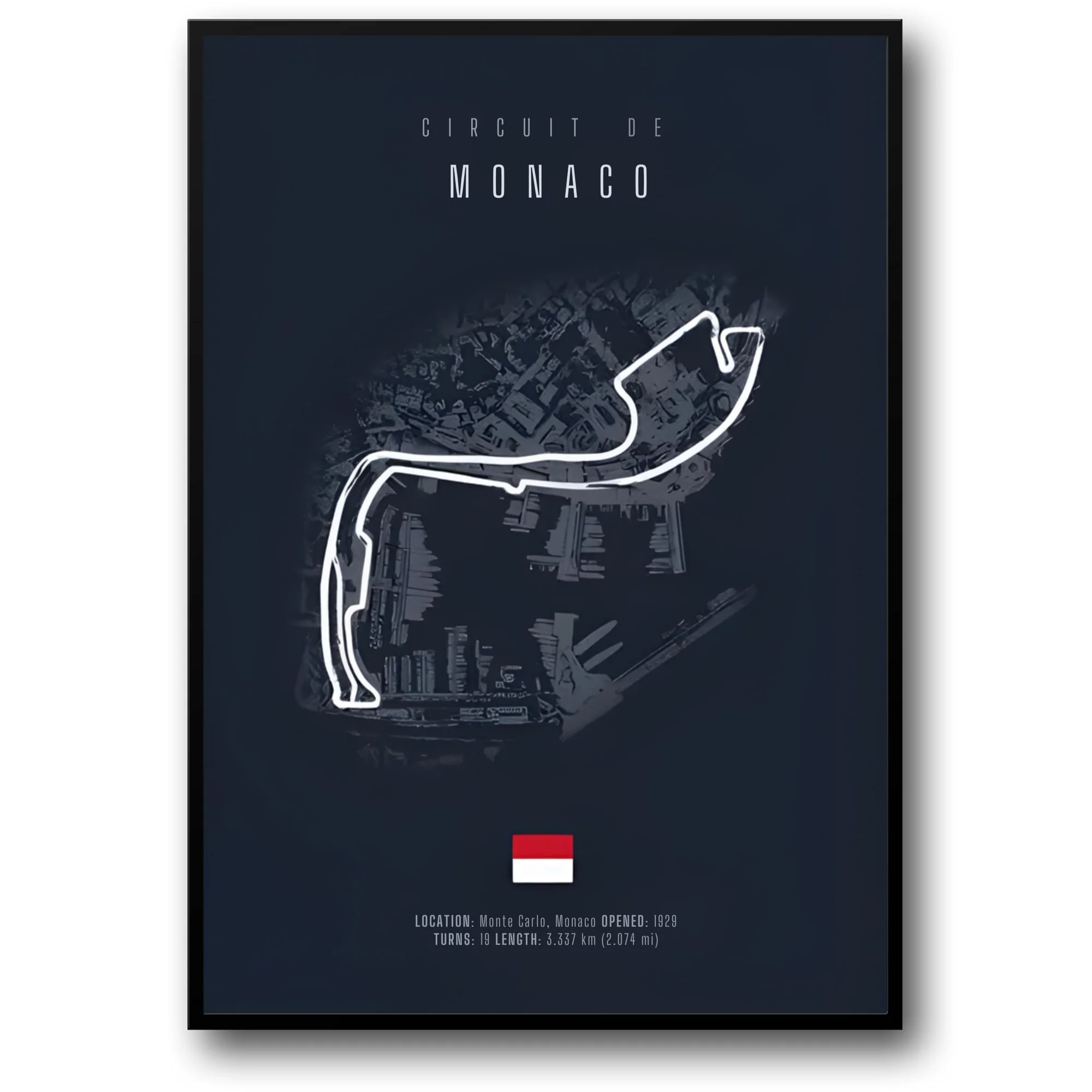 Monaco F1 Circuit | Grand Prix Track Art