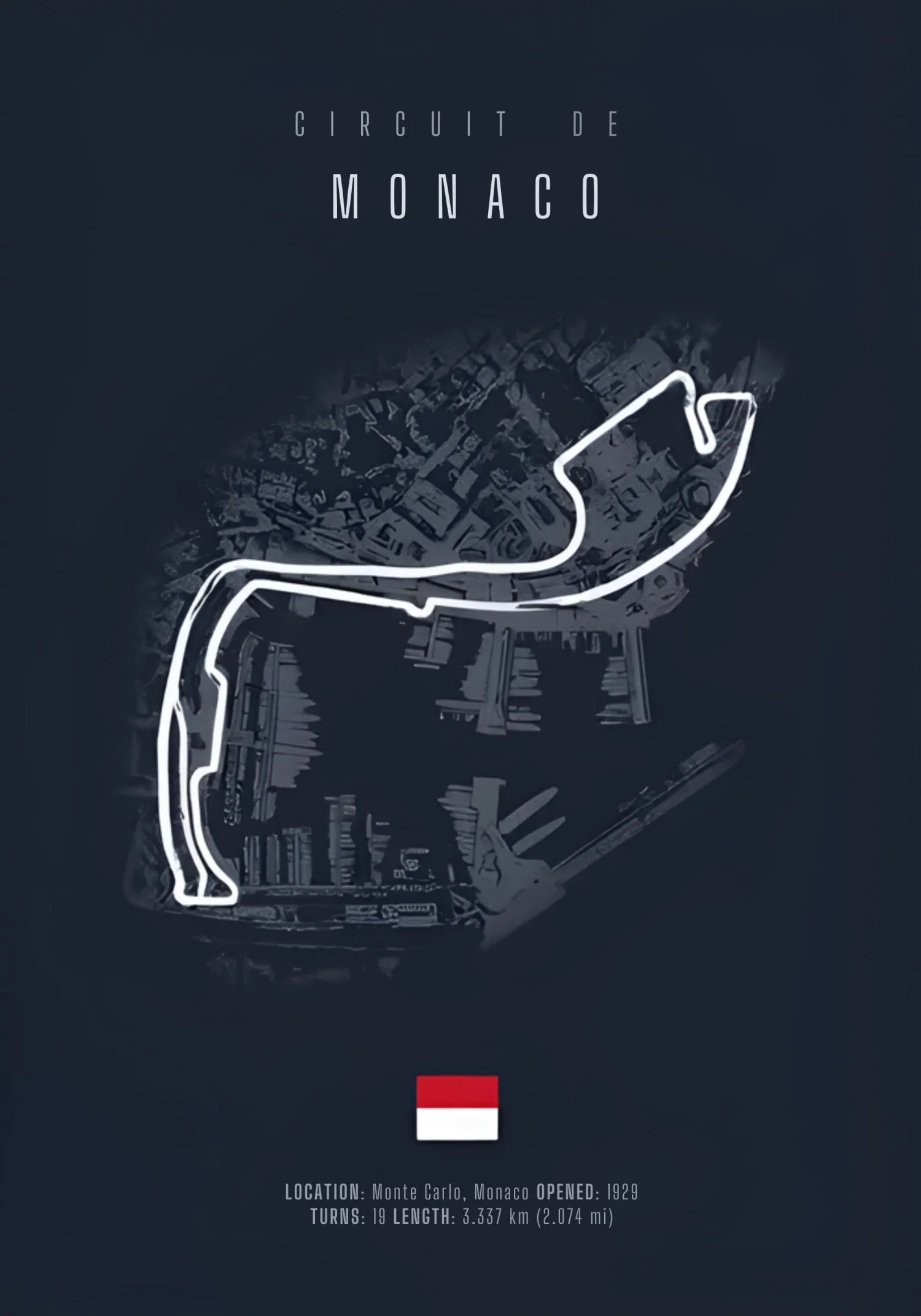 Monaco F1 Circuit | Grand Prix Track Art - Image 4