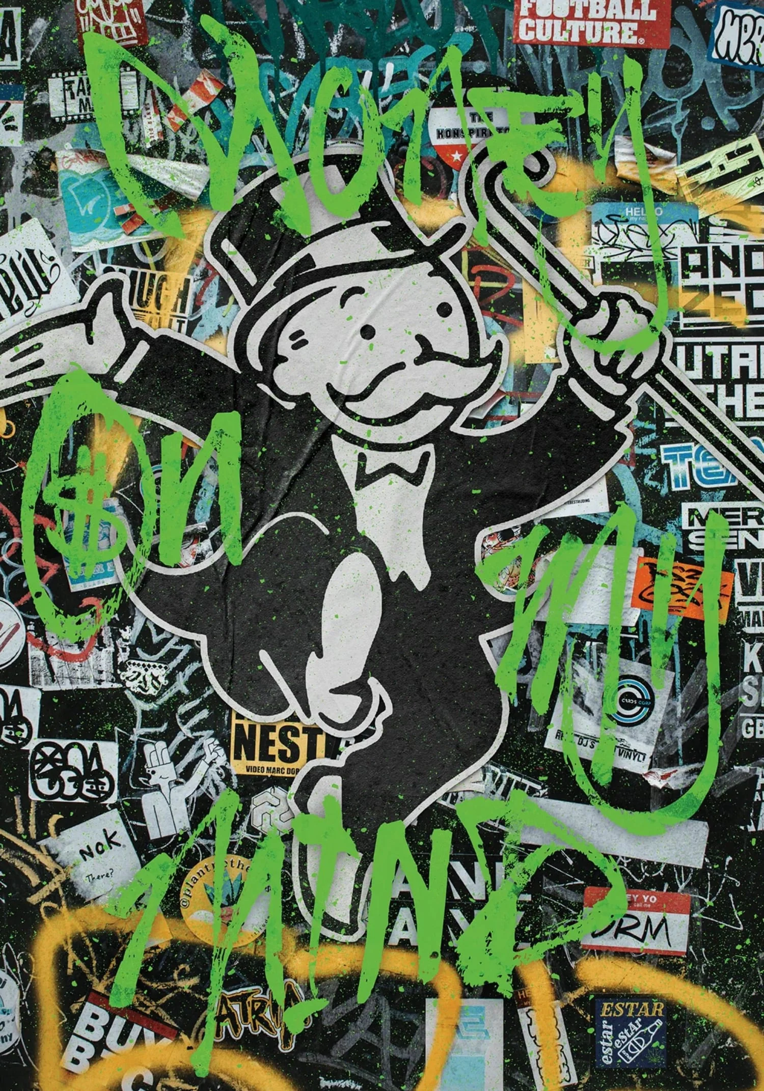 Money On My Mind | Inspirational Vibrant Artwork - Image 4
