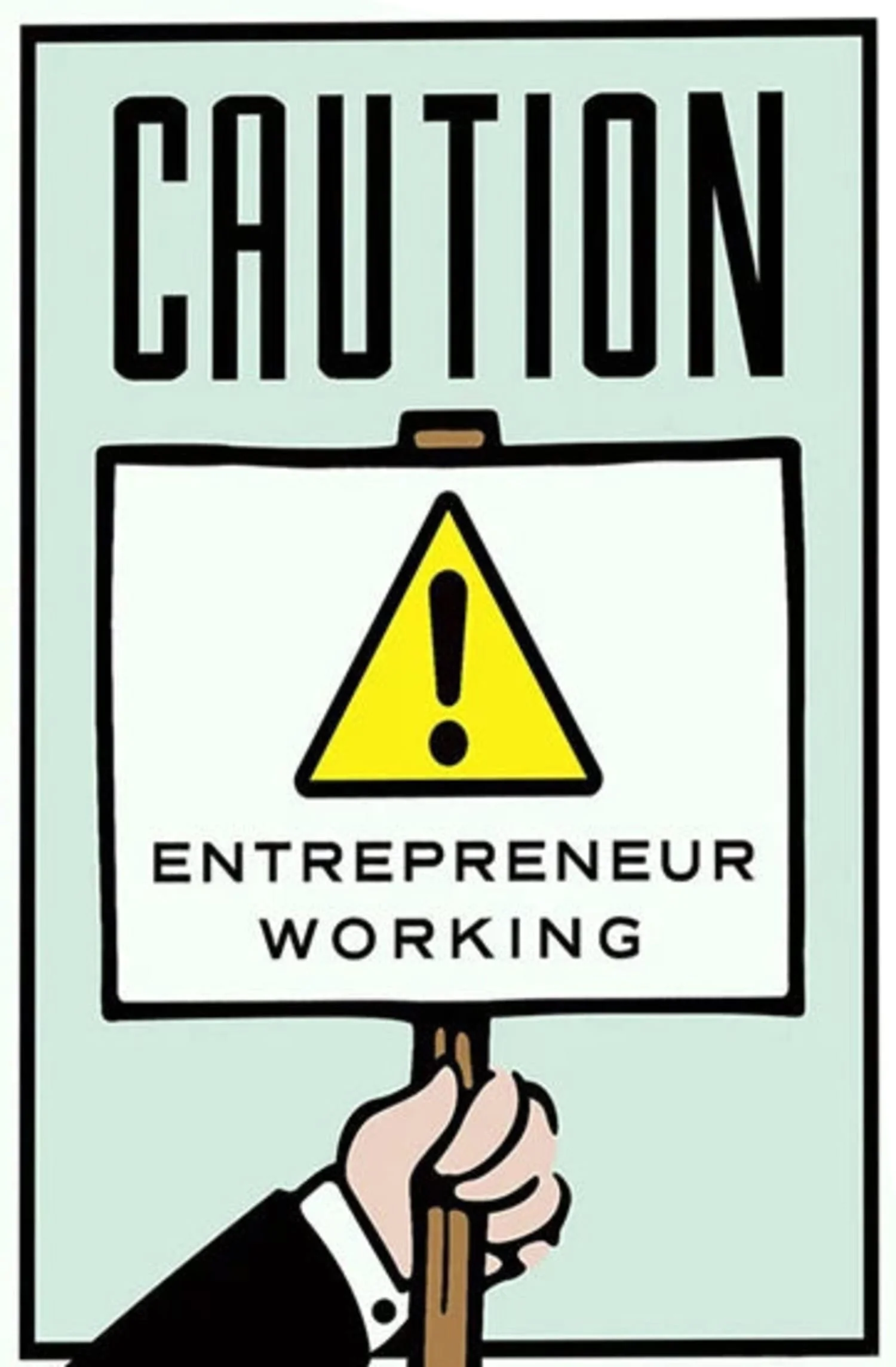 Monopoly-Inspired Caution | Entrepreneur Motivational Sign - Image 4