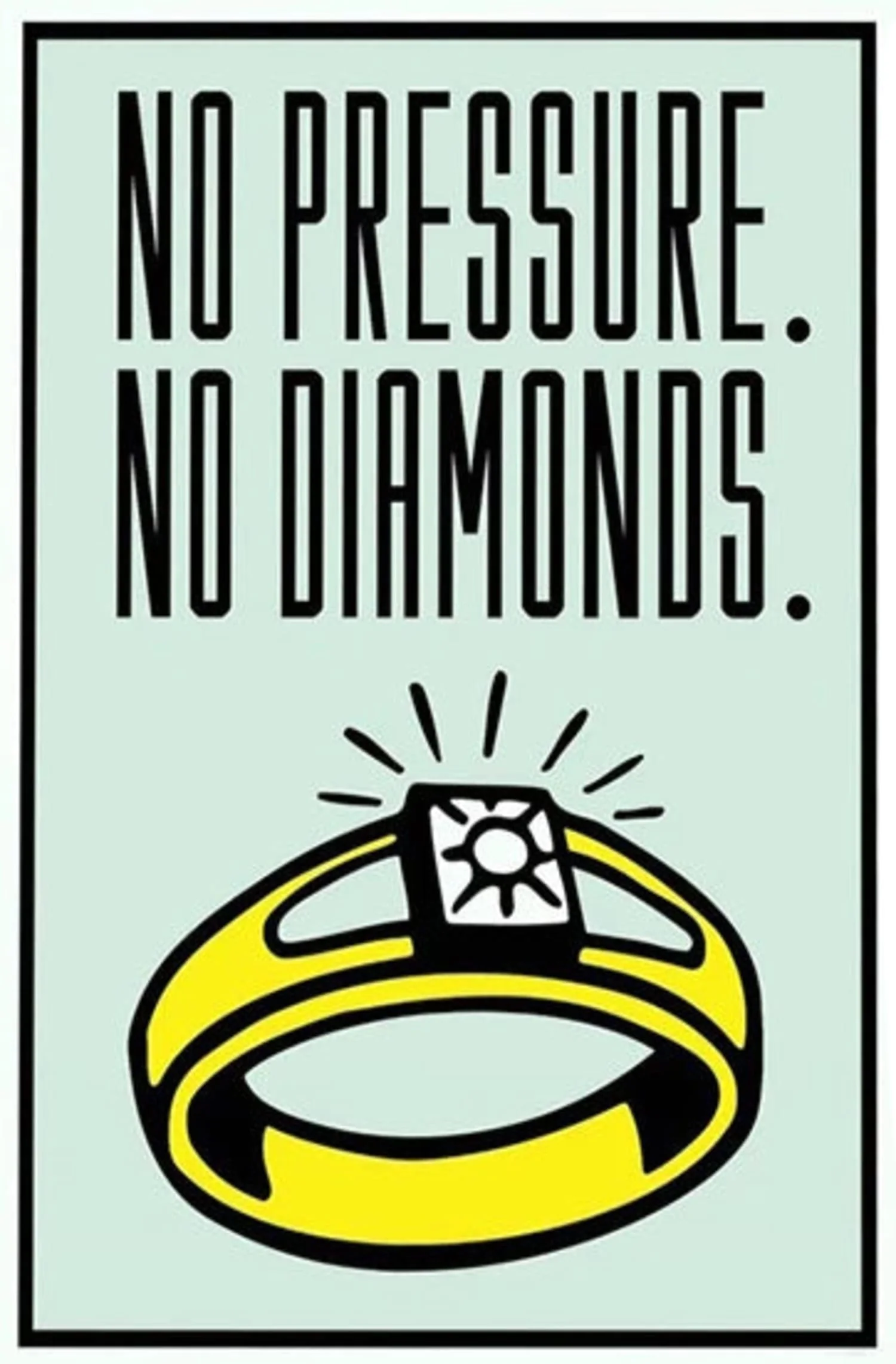 Monopoly Motivational Art | No Pressure No Diamonds - Image 4