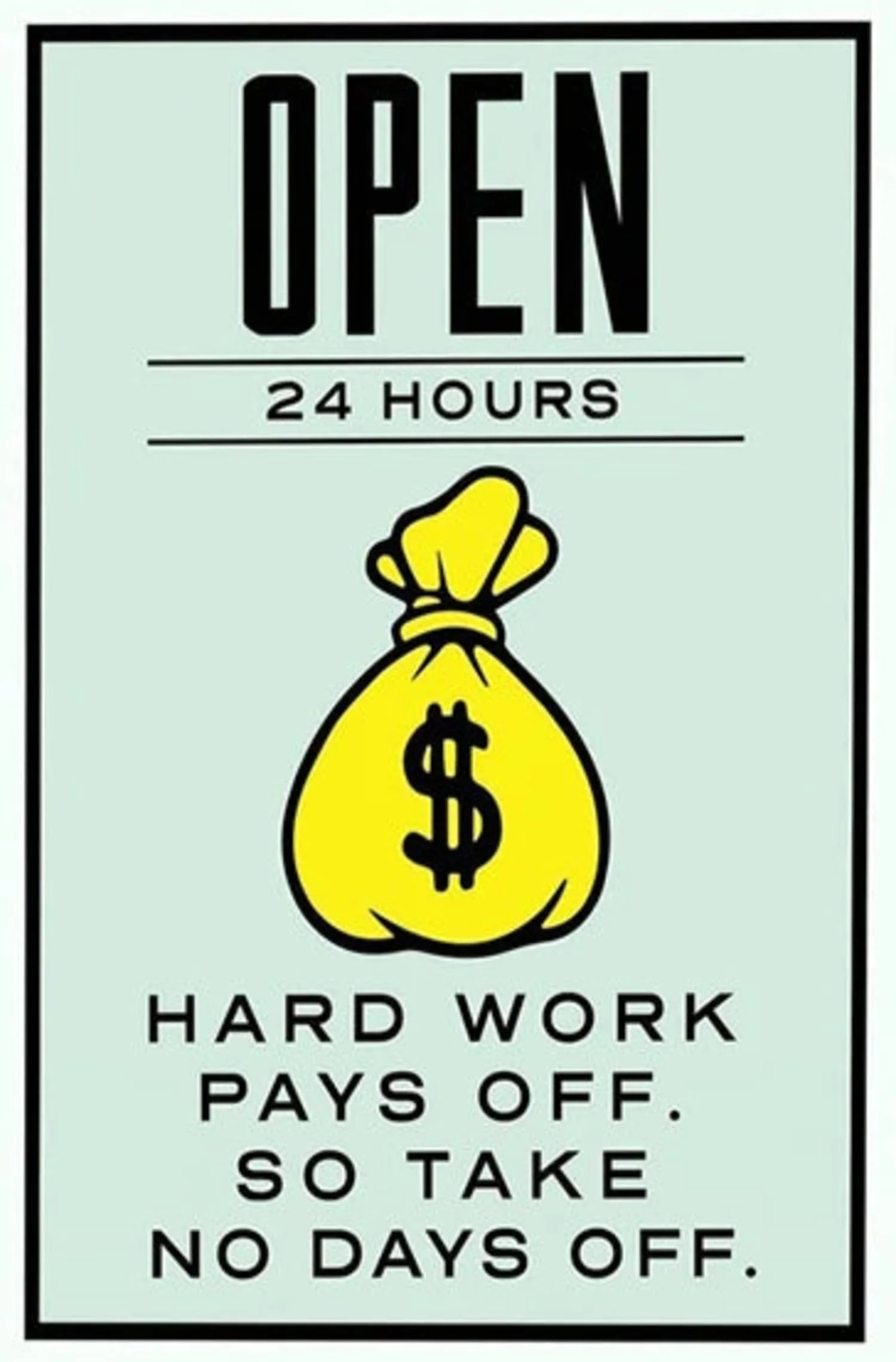 Monopoly Open 24 Hours | Vintage Board Game Art - Image 4