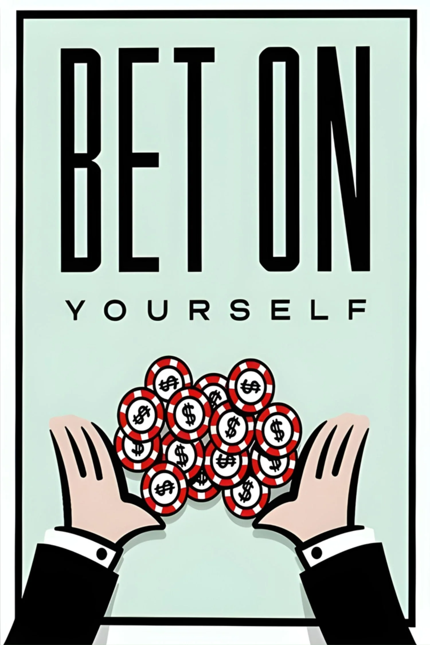Monopoly Motivation | Bet On Yourself | Inspirational Artwork - Image 4