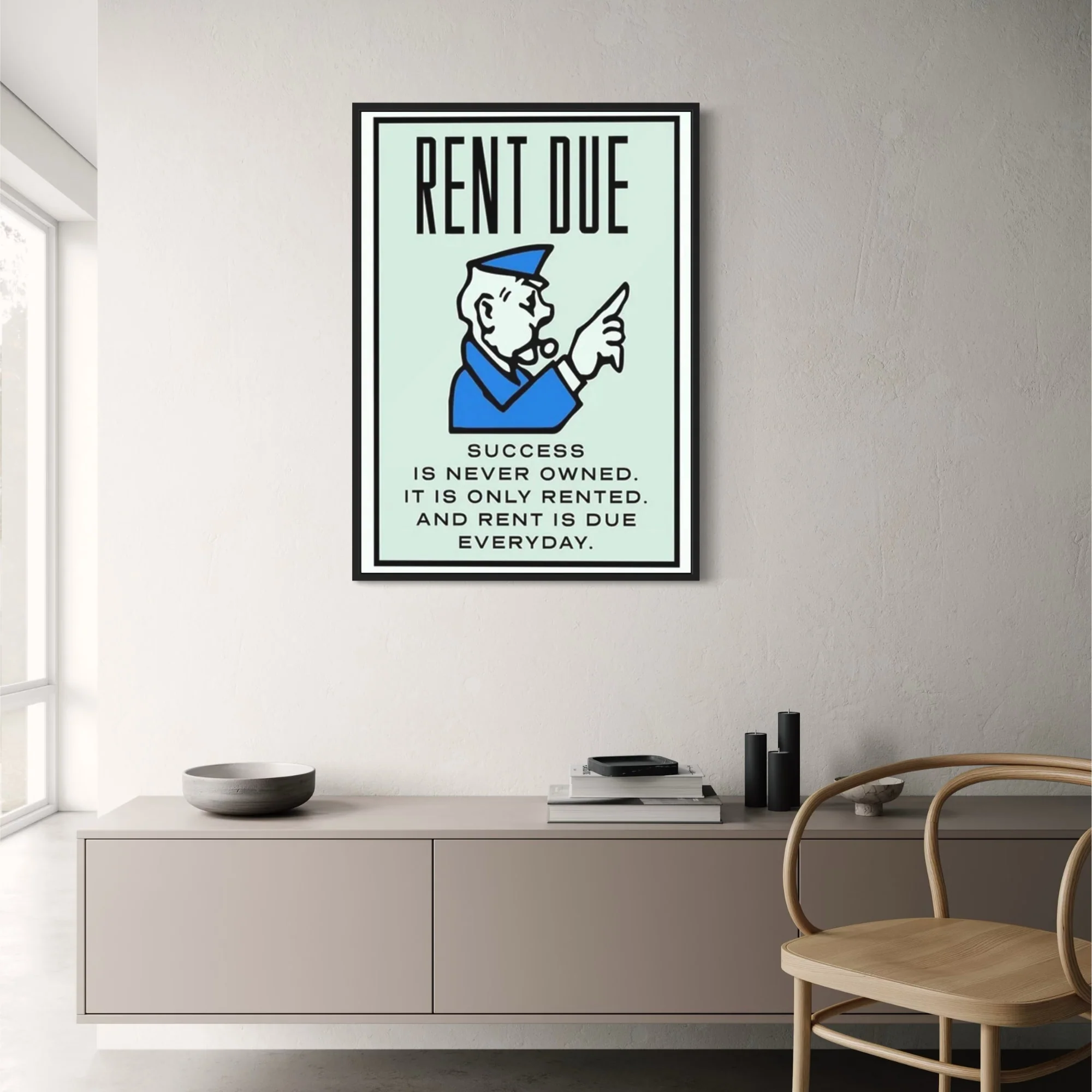 Monopoly | Rent Due Edition | Colorful Vintage Game Art - Image 2