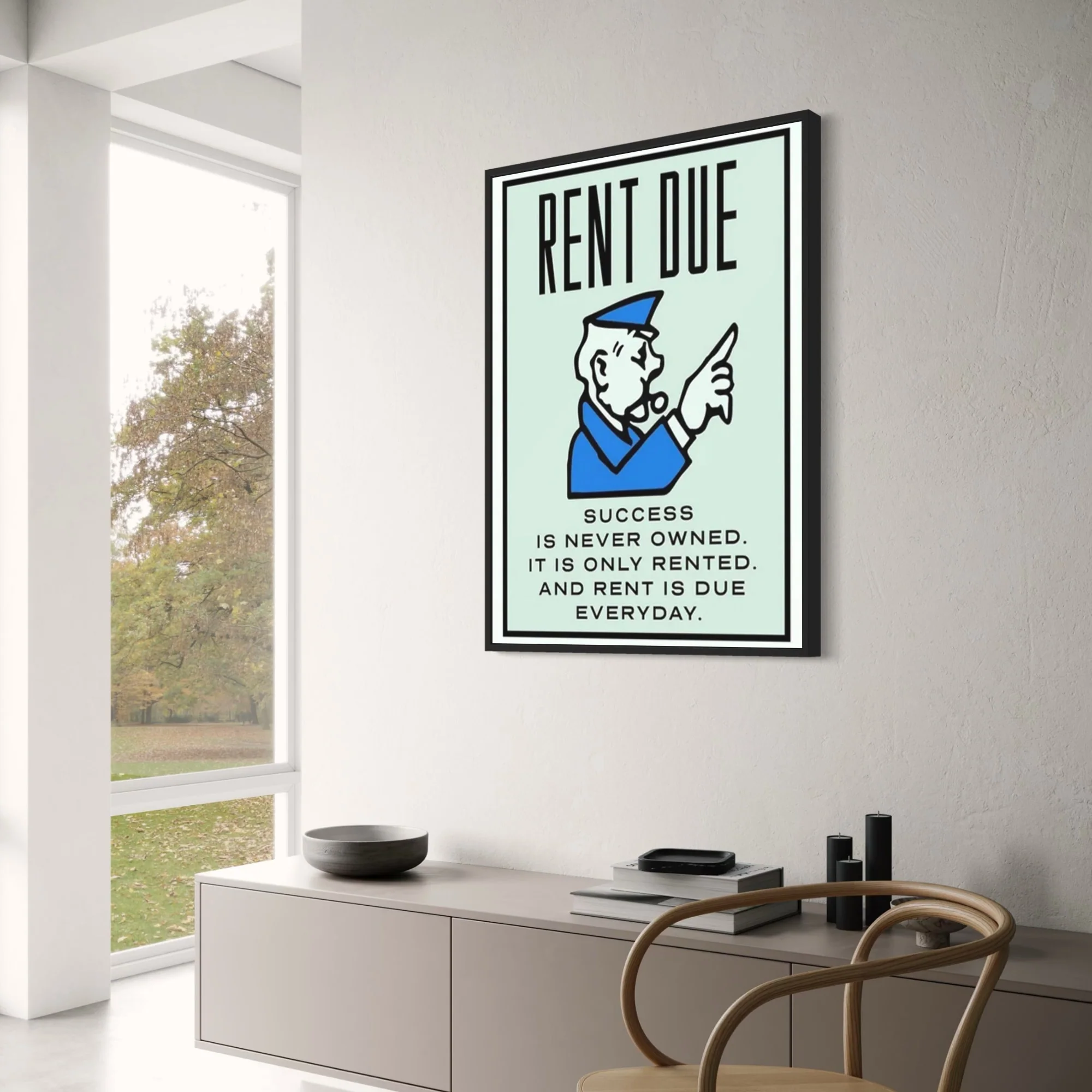 Monopoly | Rent Due Edition | Colorful Vintage Game Art - Image 3