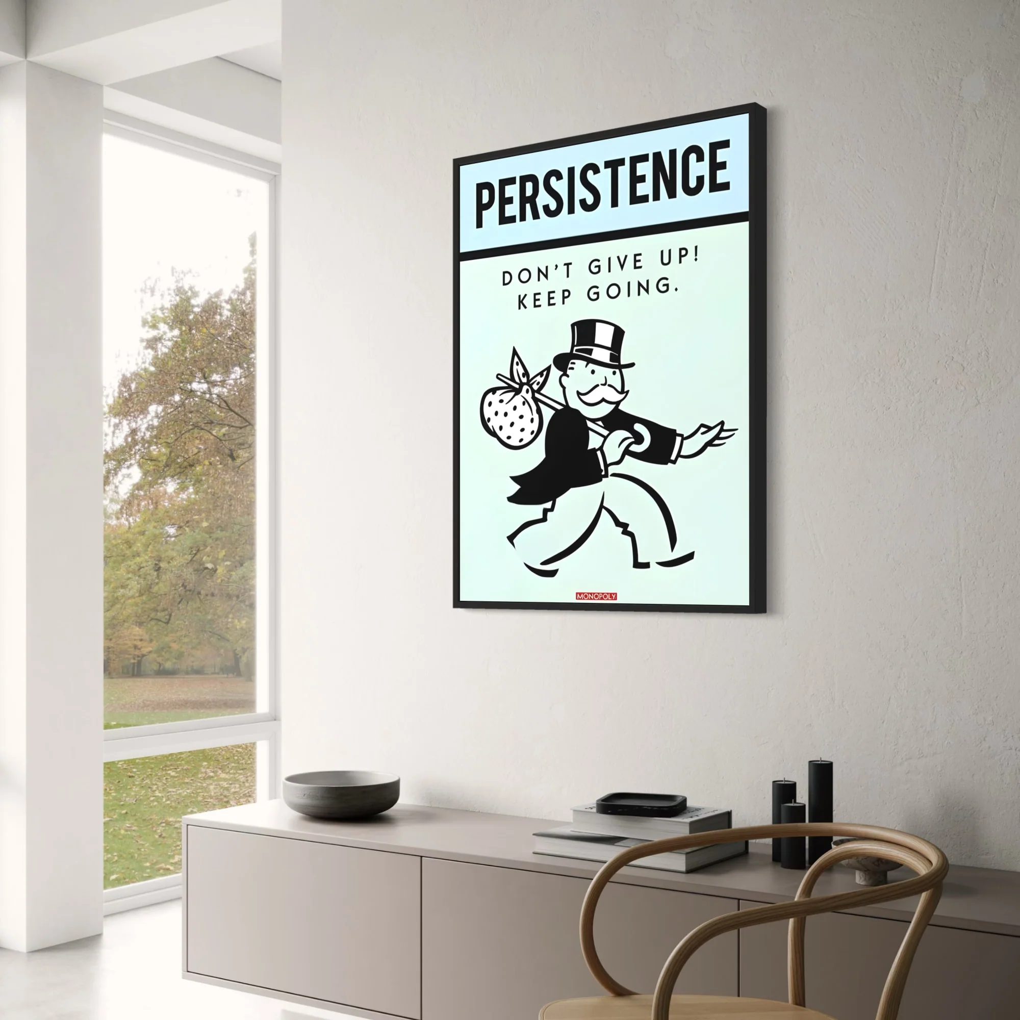 Monopoly Motivation | Persistence Theme | Inspirational Quote - Image 3