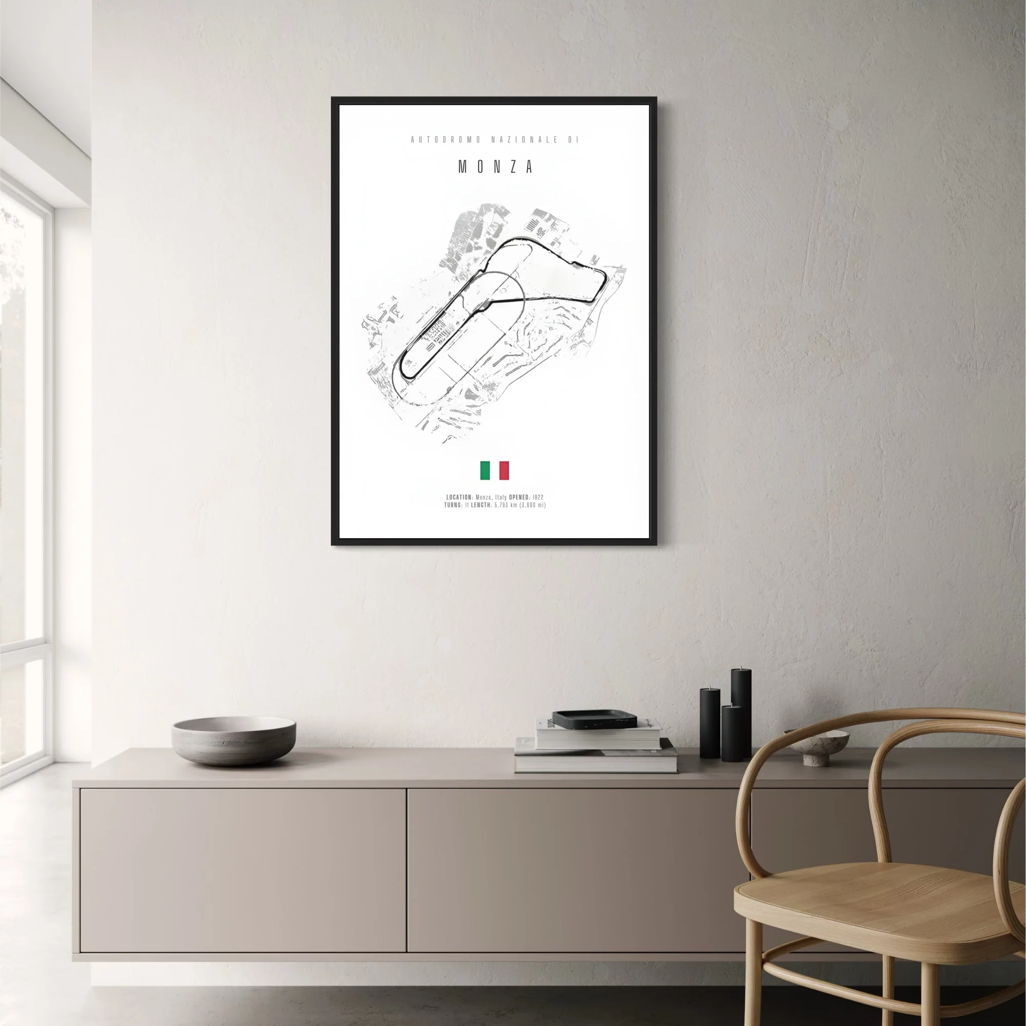 Monza F1 Track Layout | Racing Art - Image 2