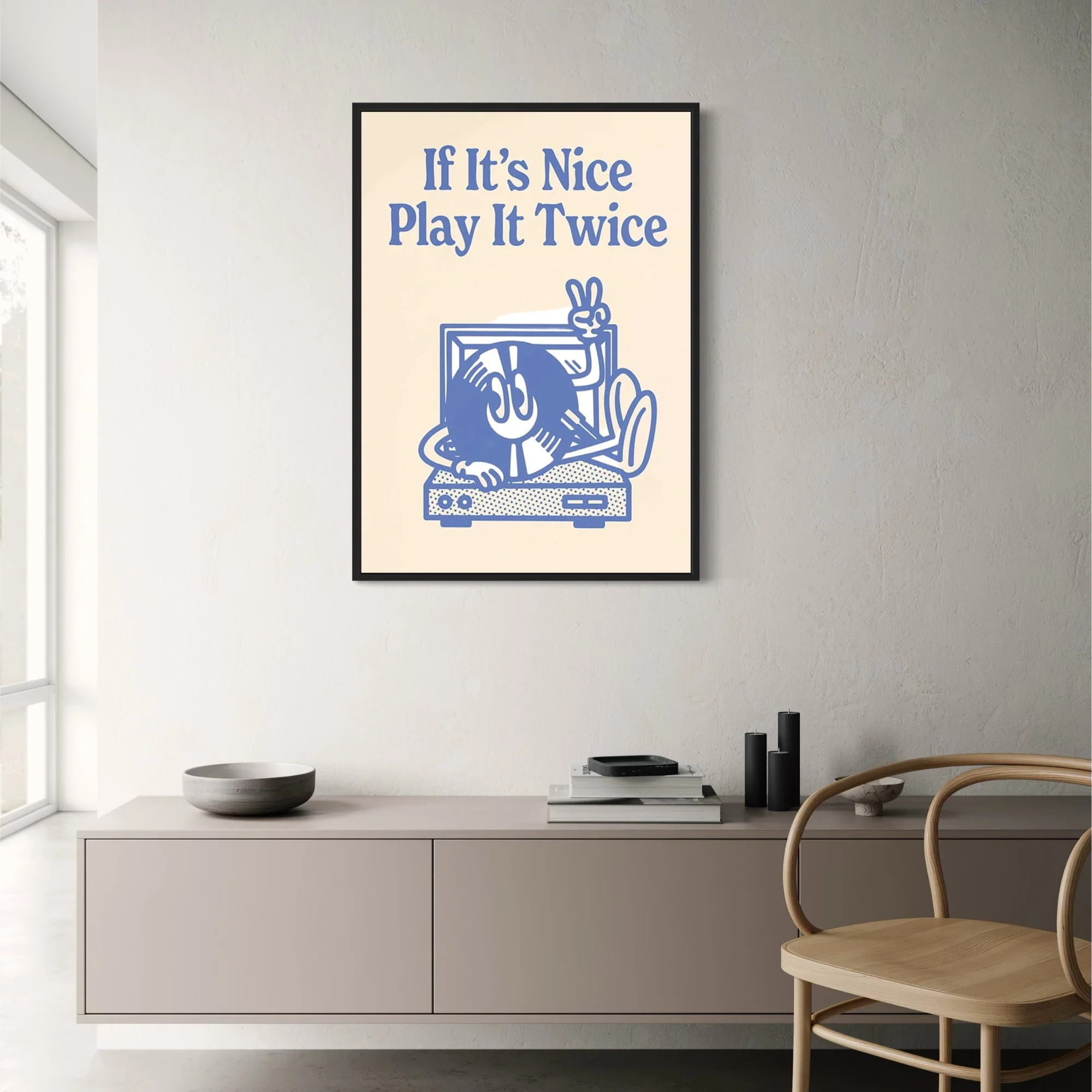 More Espresso Less Depresso | Retro Record Player Art - Image 2