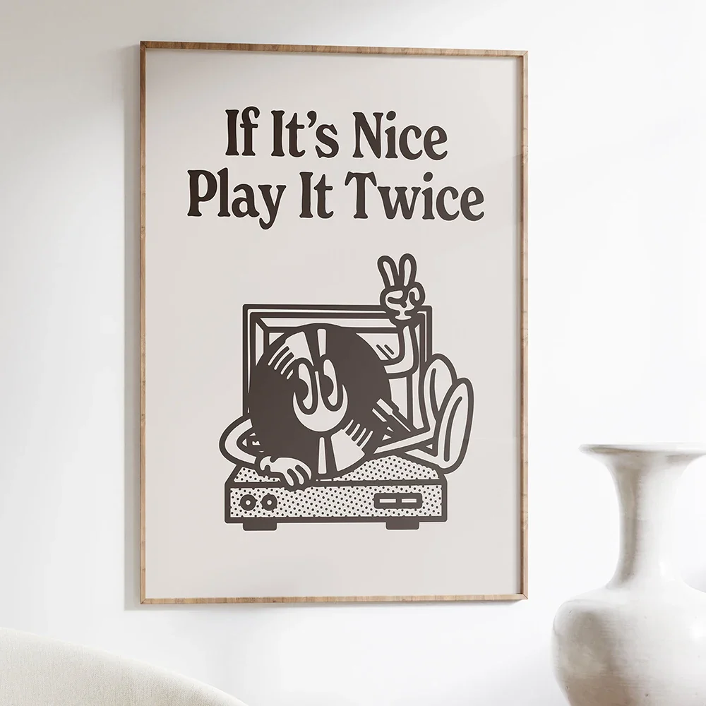 Espresso Retro Cartoon Art | Record Player Theme - Image 4