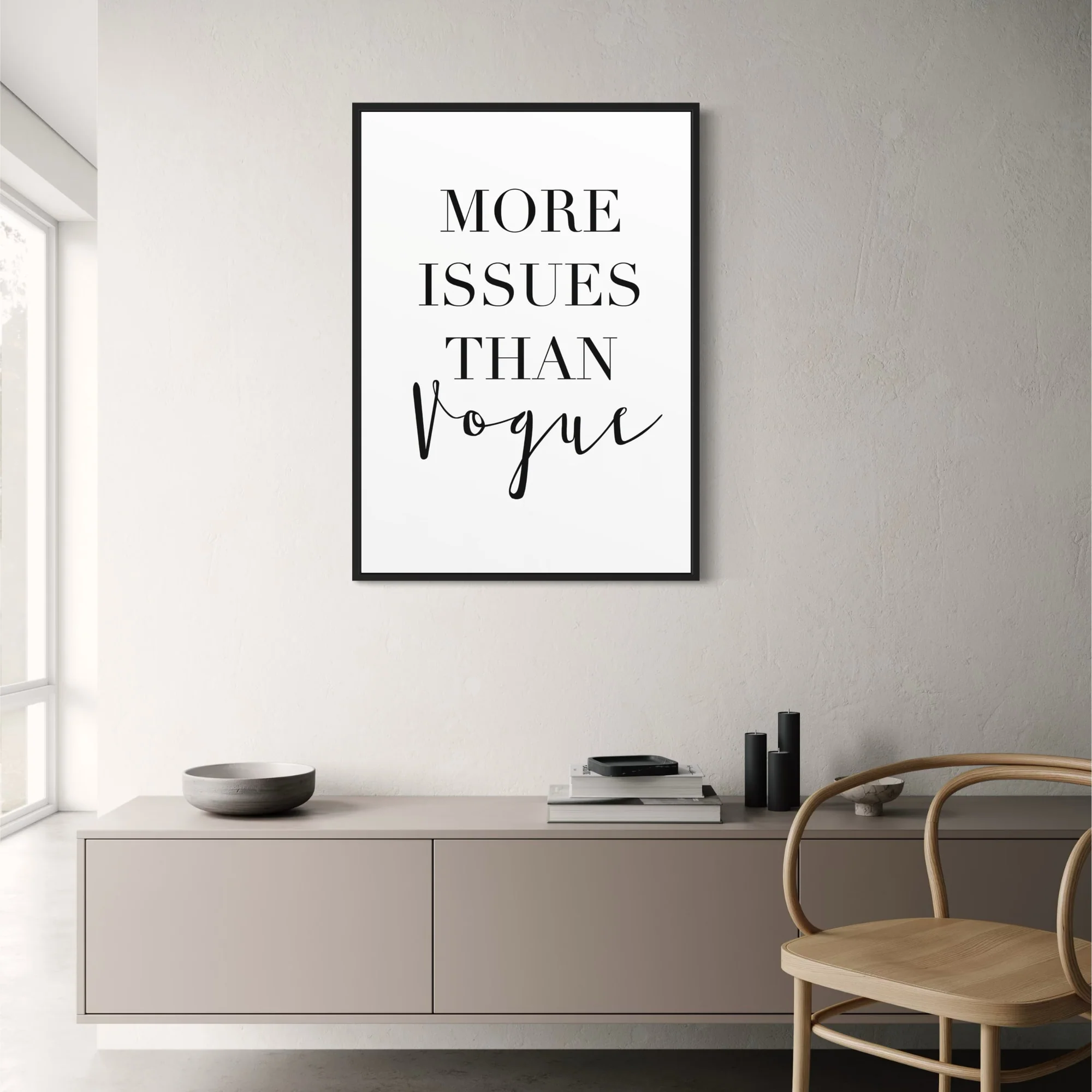 More Issues Than Vogue | Minimalist Modern Art - Image 2