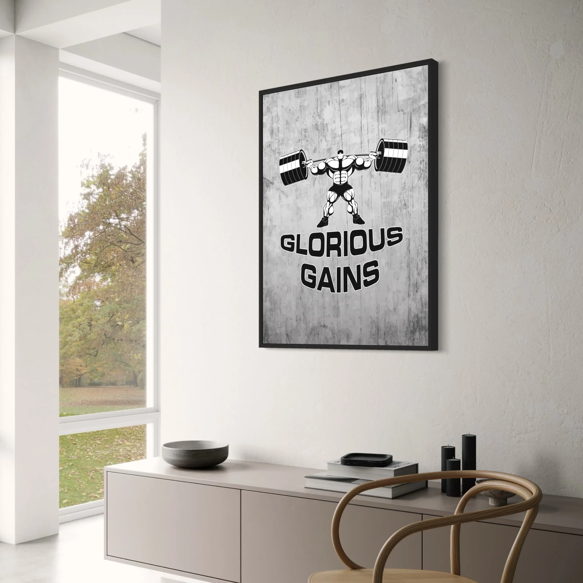 Bodybuilding | Motivational Quote | Glorious Gains - Image 3