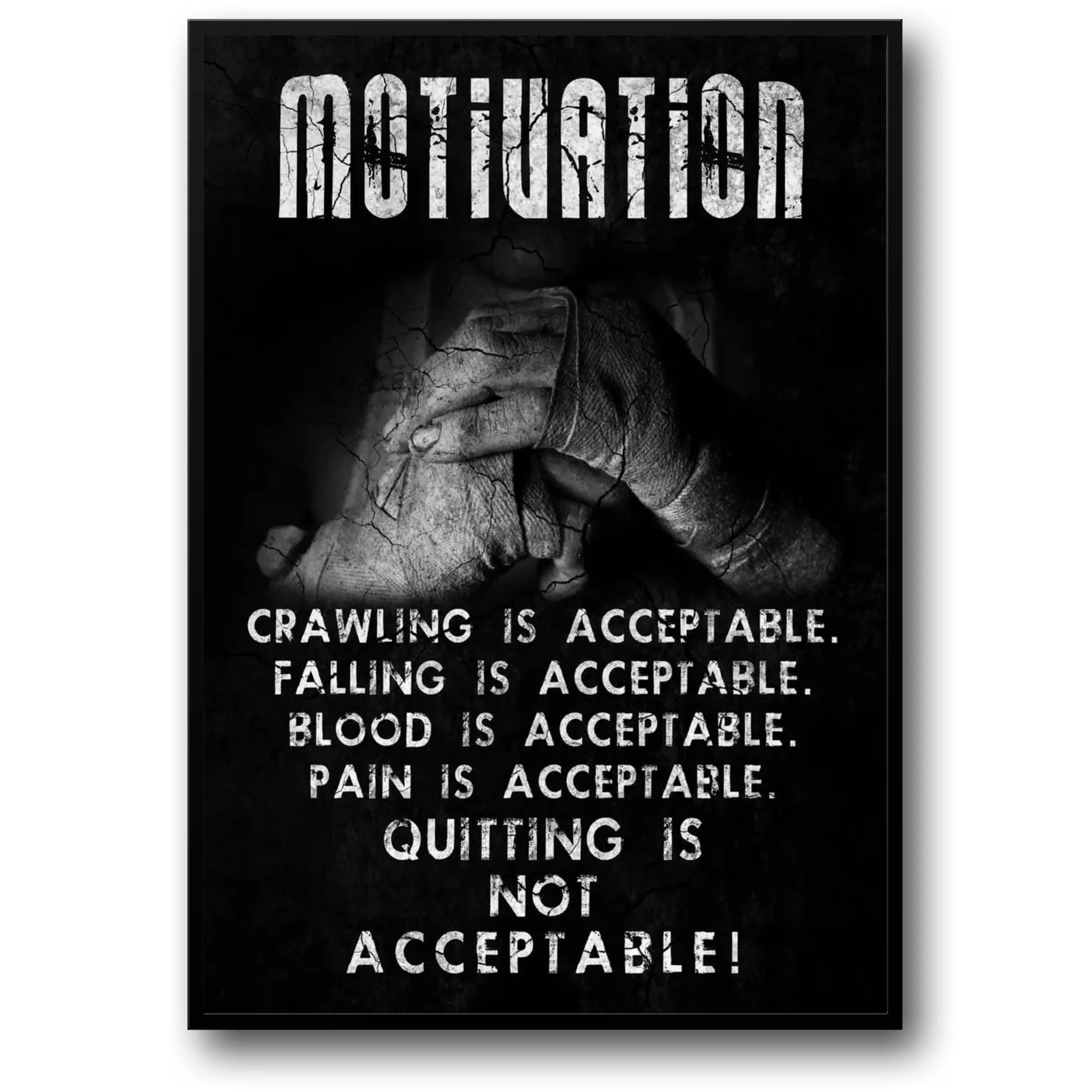 Motivational Quote | Gym Fitness | Quitting Is Not Acceptable