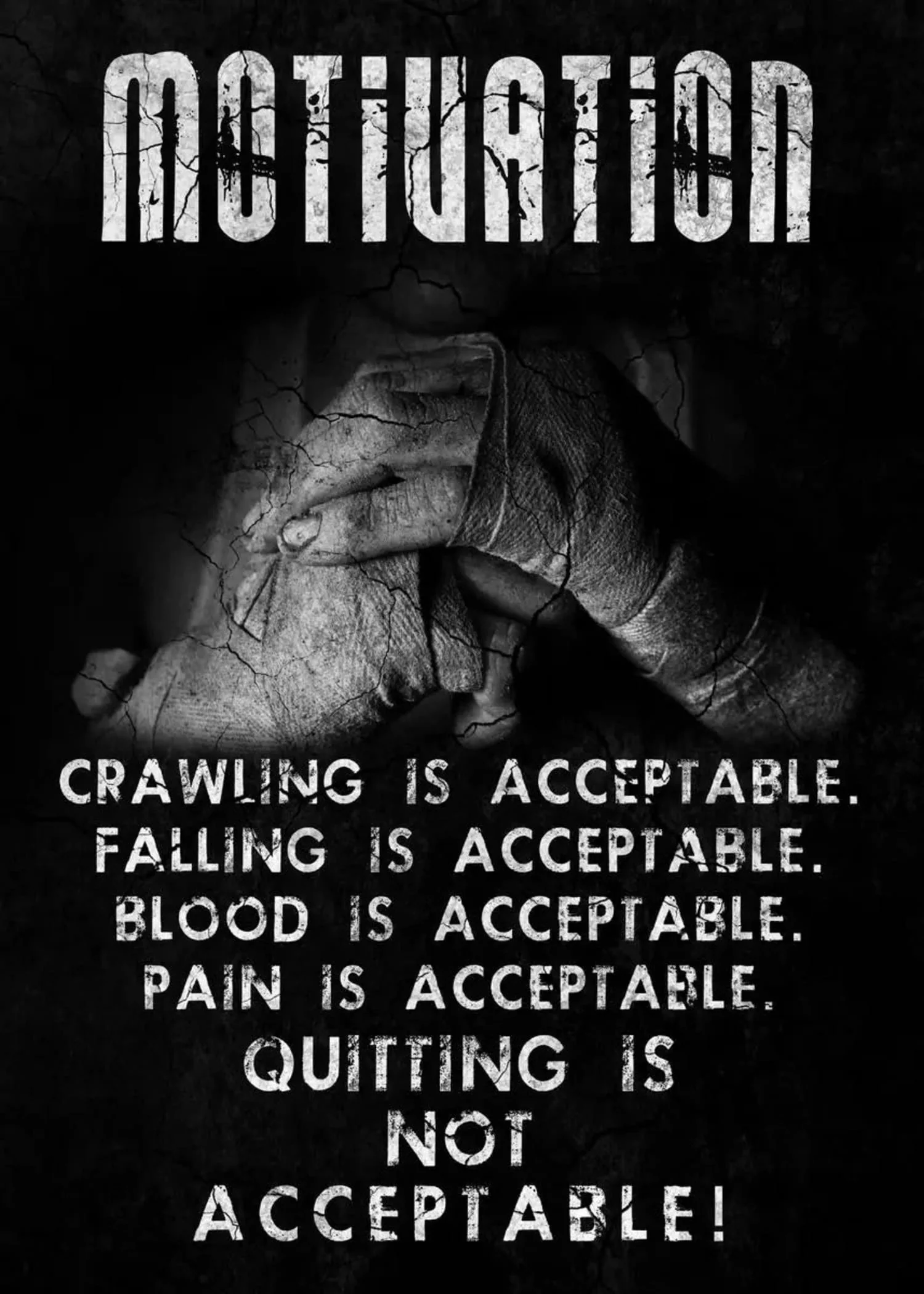 Motivational Quote | Gym Fitness | Quitting Is Not Acceptable - Image 4