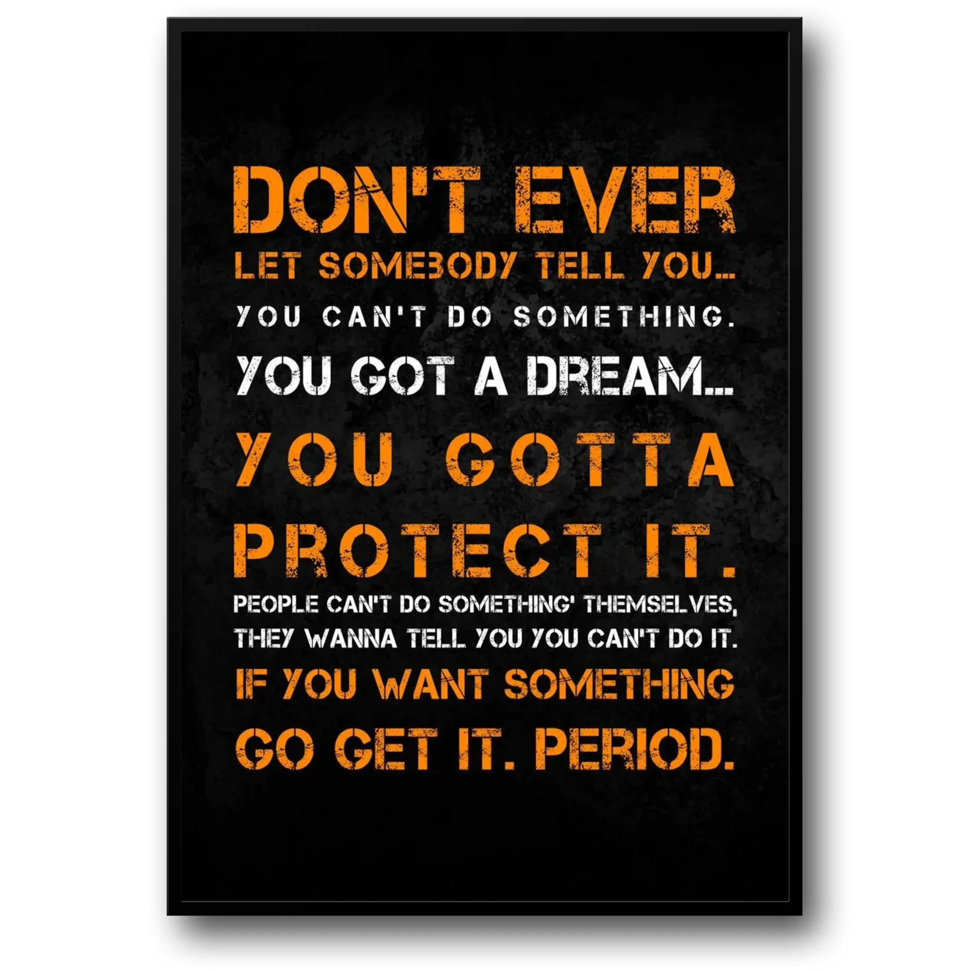 Motivational Gym Quote | You Got A Dream... Protect It