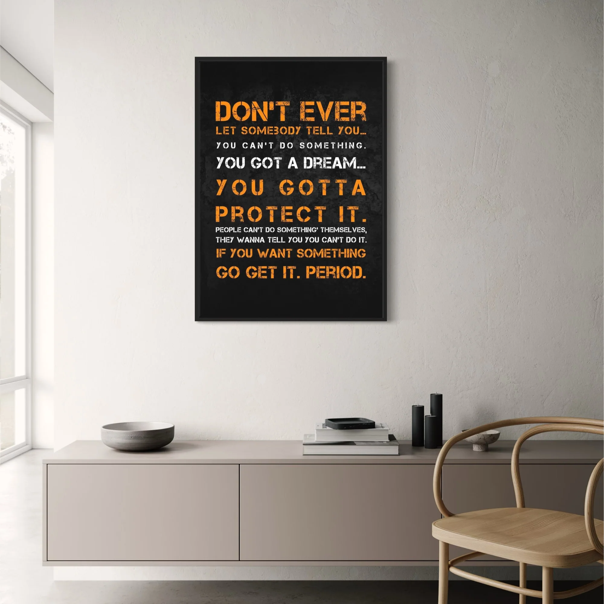Motivational Gym Quote | You Got A Dream... Protect It - Image 2
