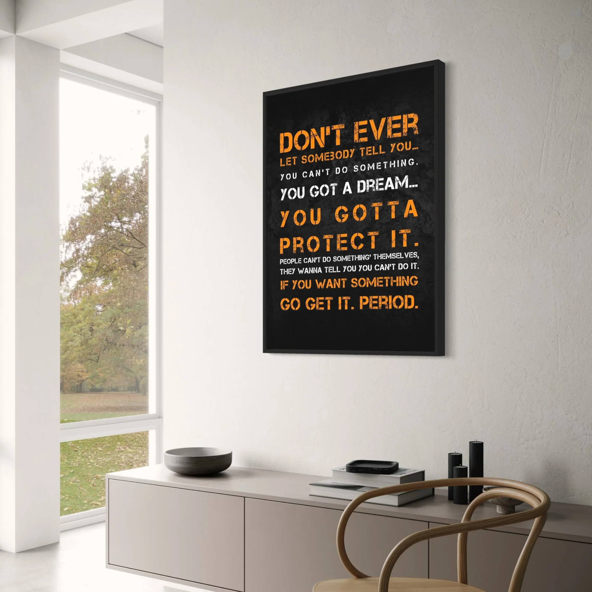 Motivational Gym Quote | You Got A Dream... Protect It - Image 3