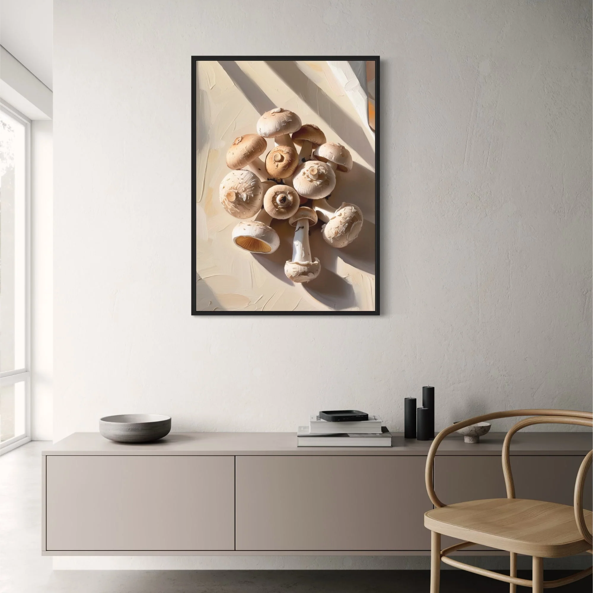 Fresh Mushrooms | Botanical Artwork - Image 2