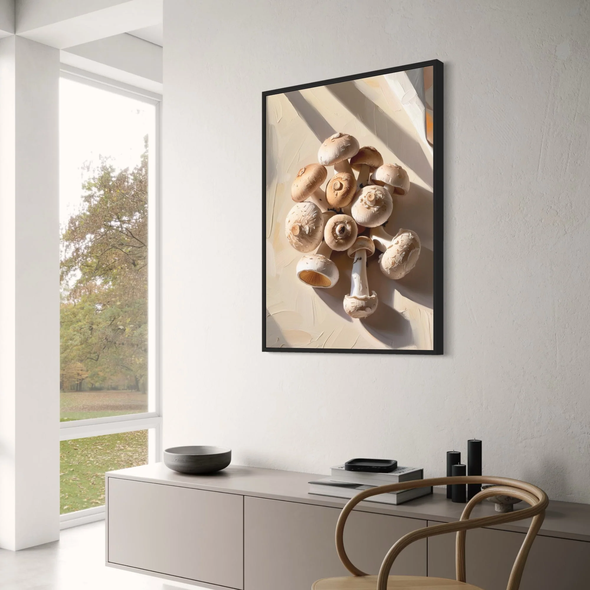 Fresh Mushrooms | Botanical Artwork - Image 3