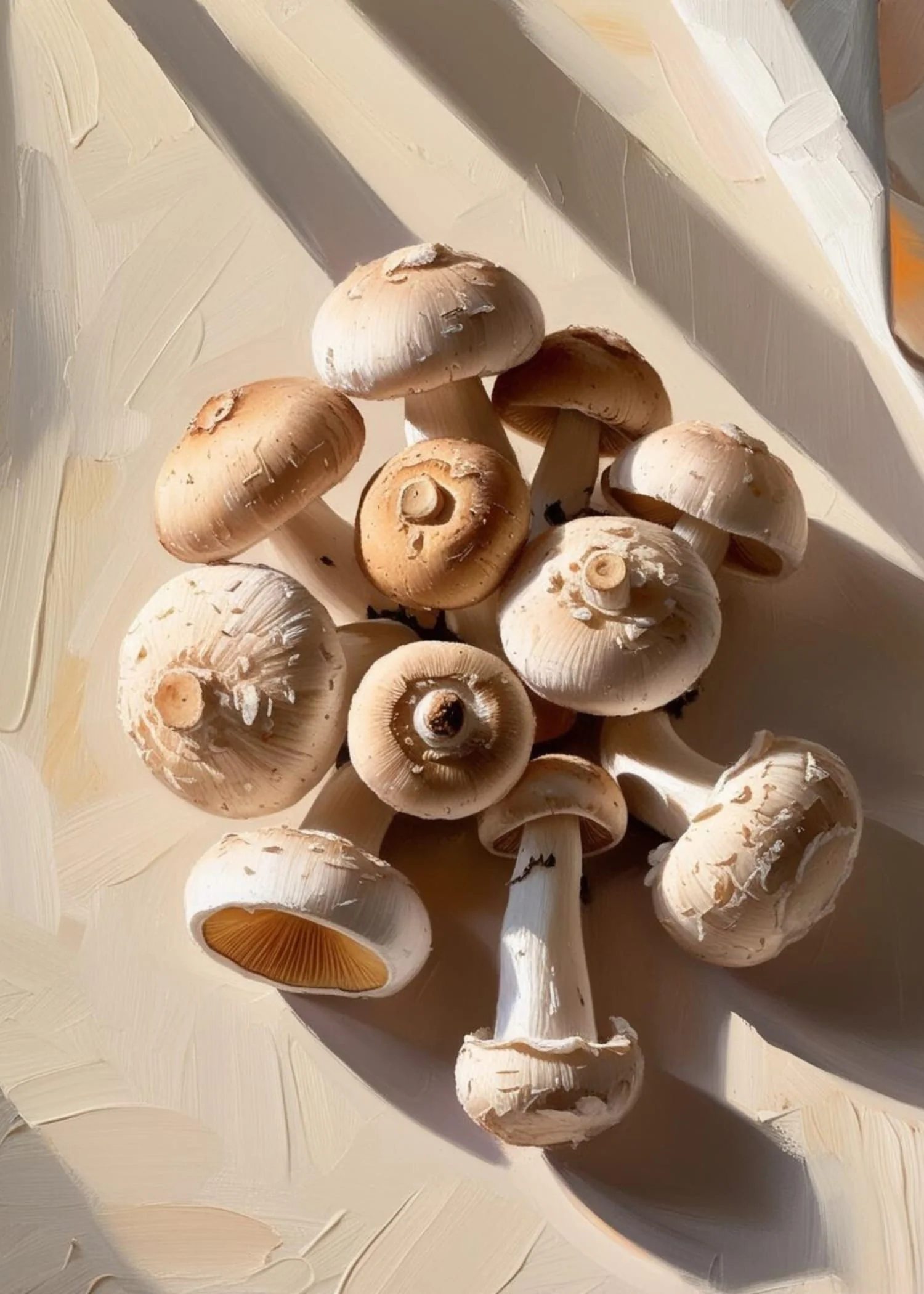 Fresh Mushrooms | Botanical Artwork - Image 4