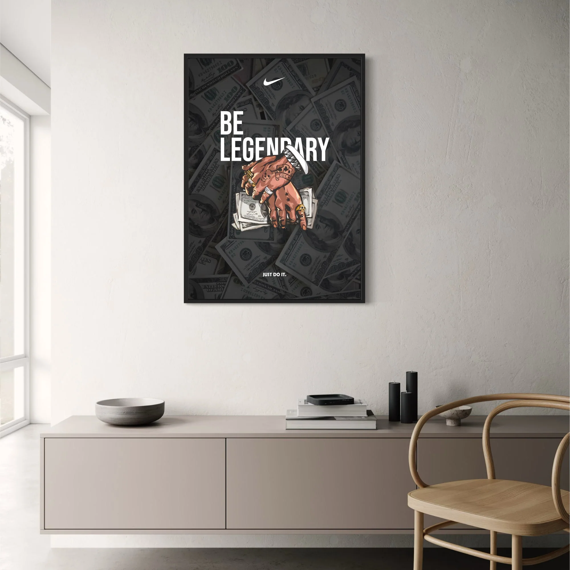 Nike Be Legendary | Motivational Money Tattoo - Image 2