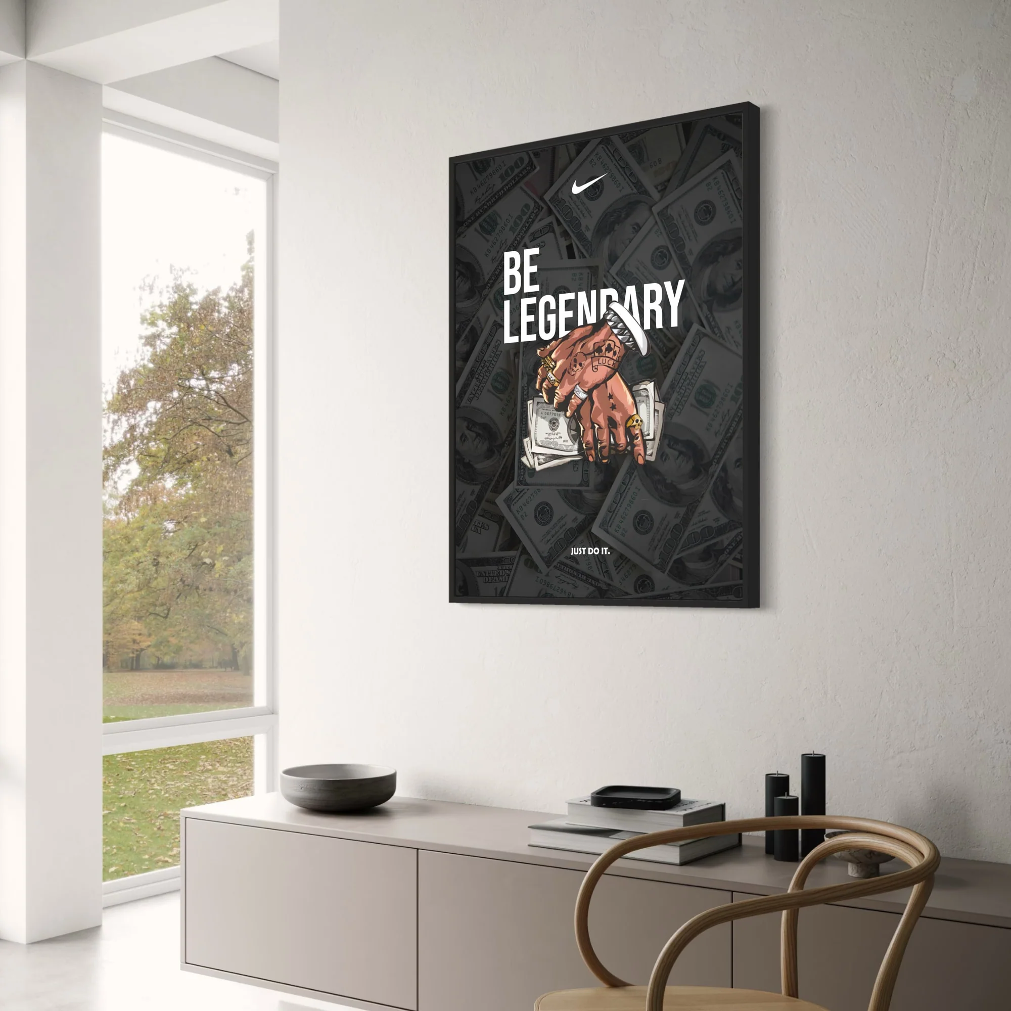 Nike Be Legendary | Motivational Money Tattoo - Image 3