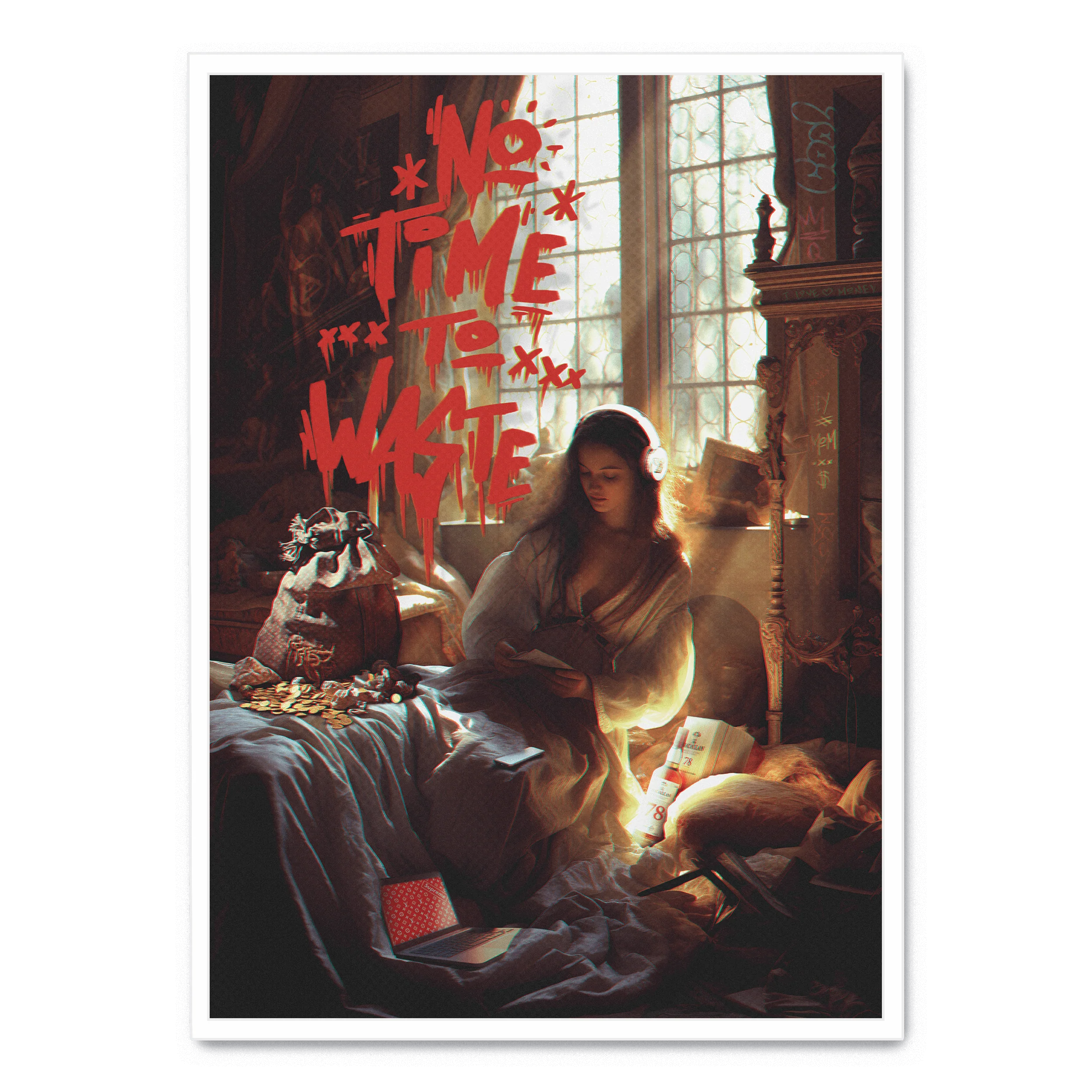 No Time To Waste | Motivational Design - Image 2