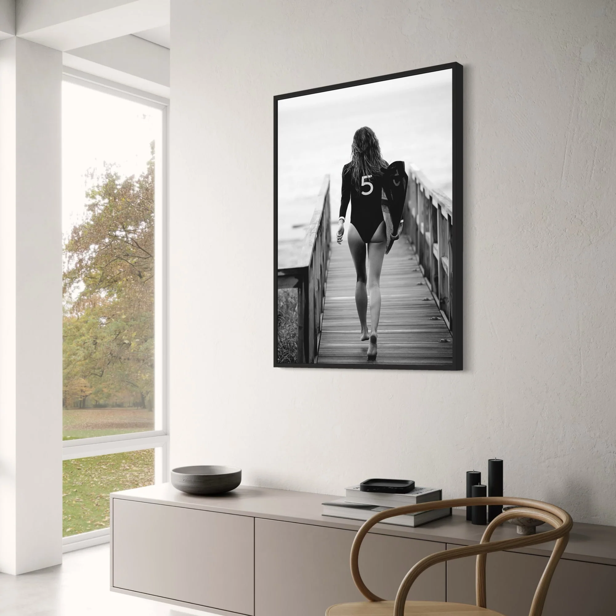 Surfer Girl | Ocean Wave | Coastal Beach Vibes - Image 3
