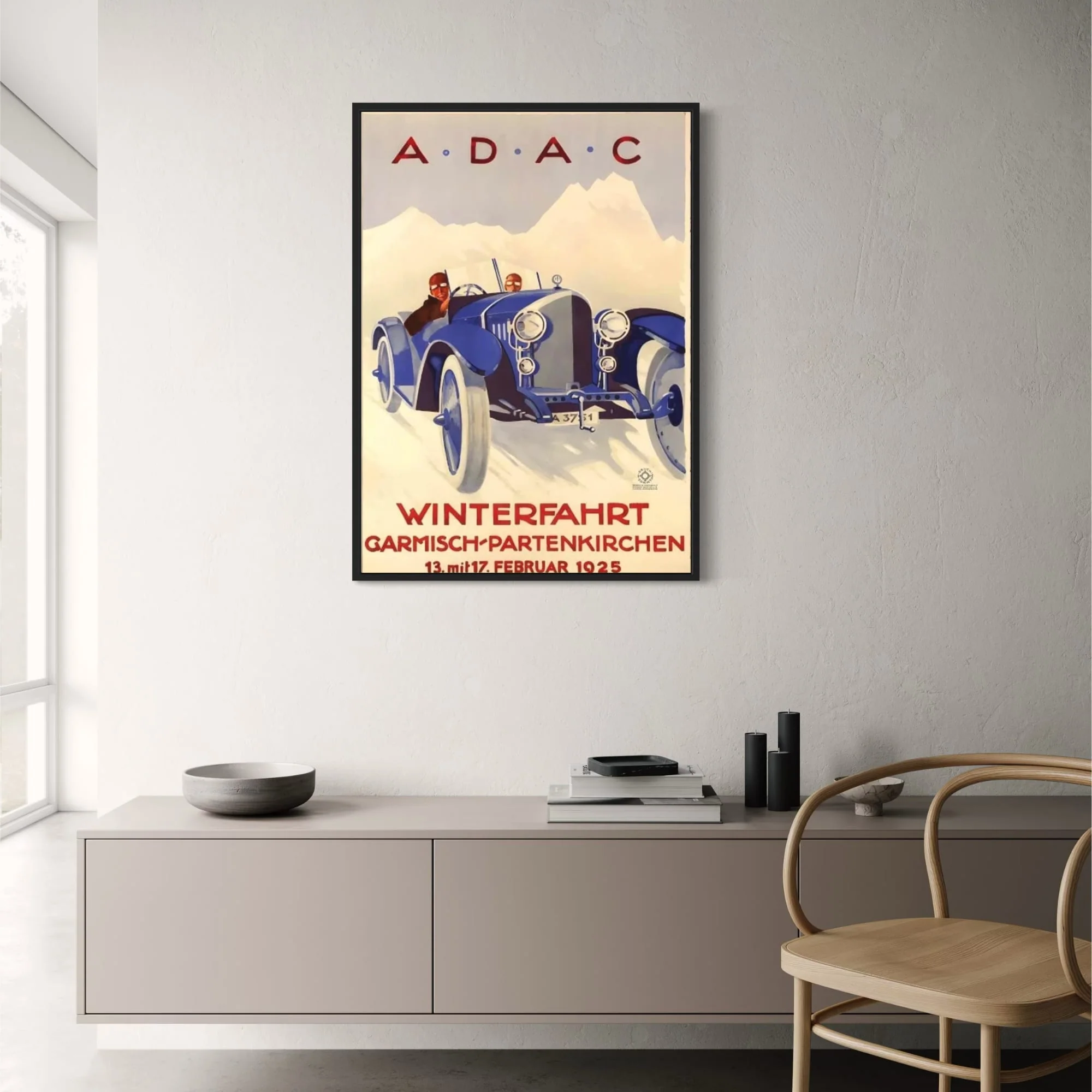 A.D.A.C. Winterfahrt | Vintage Racing Art - Image 2