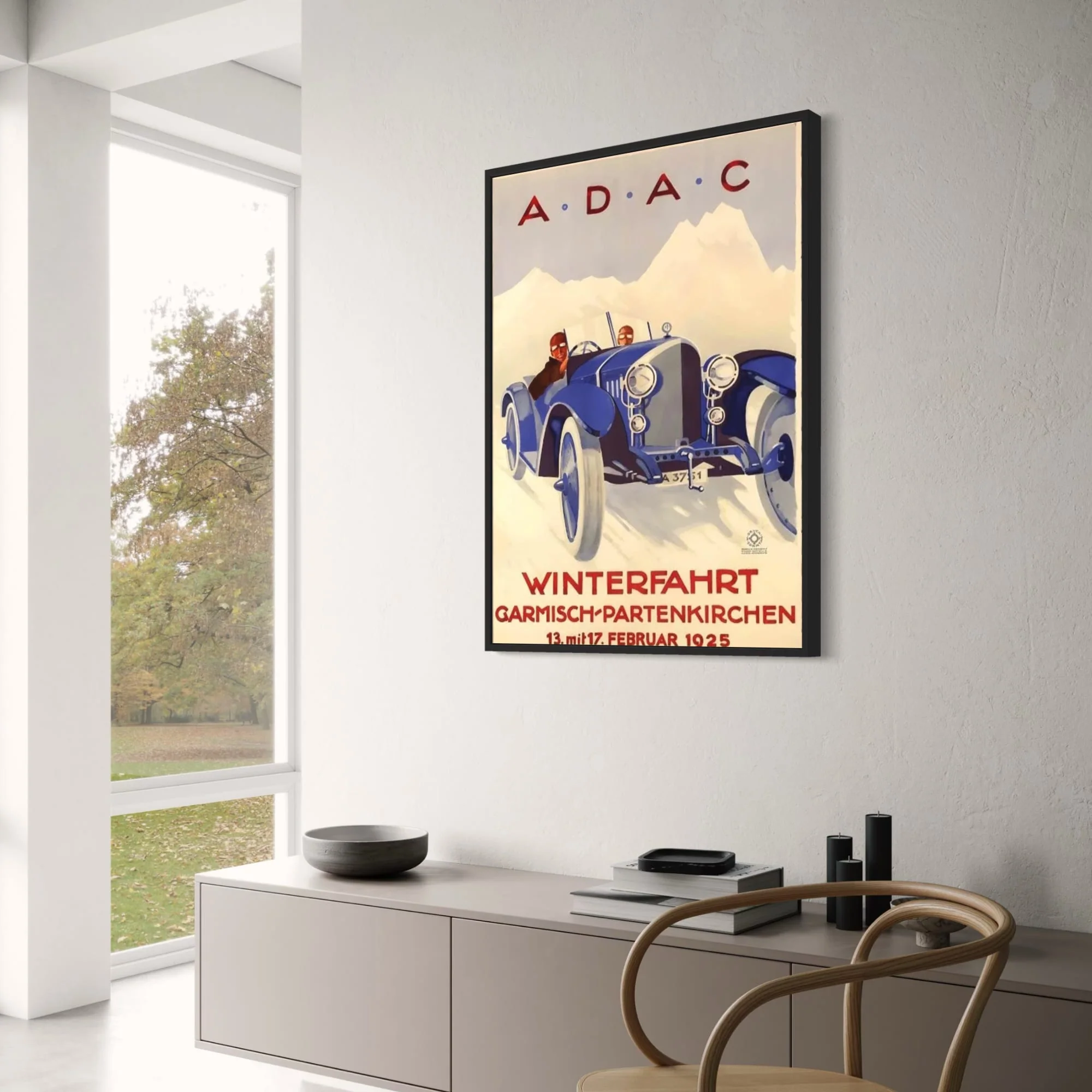 A.D.A.C. Winterfahrt | Vintage Racing Art - Image 3