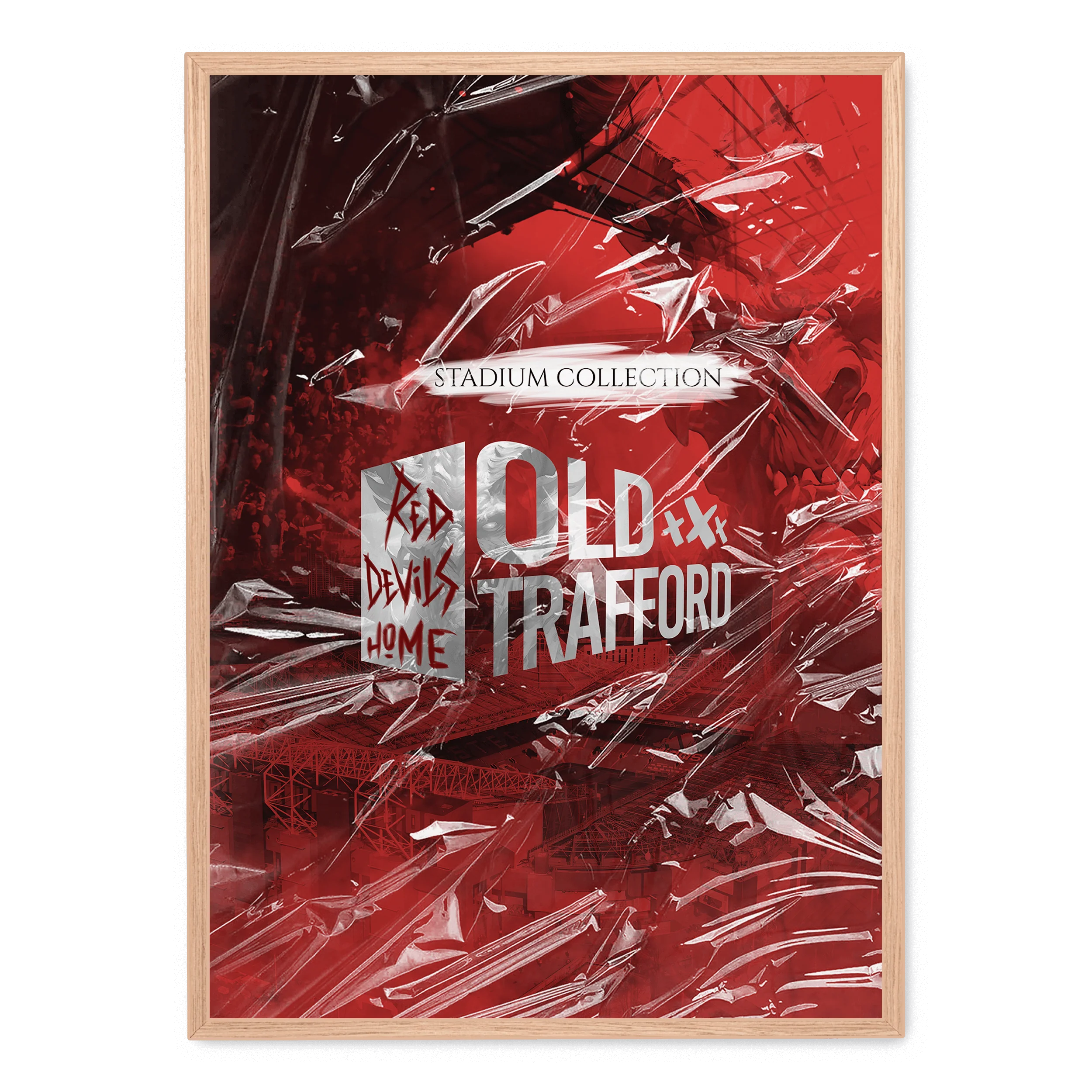 Old Trafford | Vintage Manchester United Football Art - Image 3