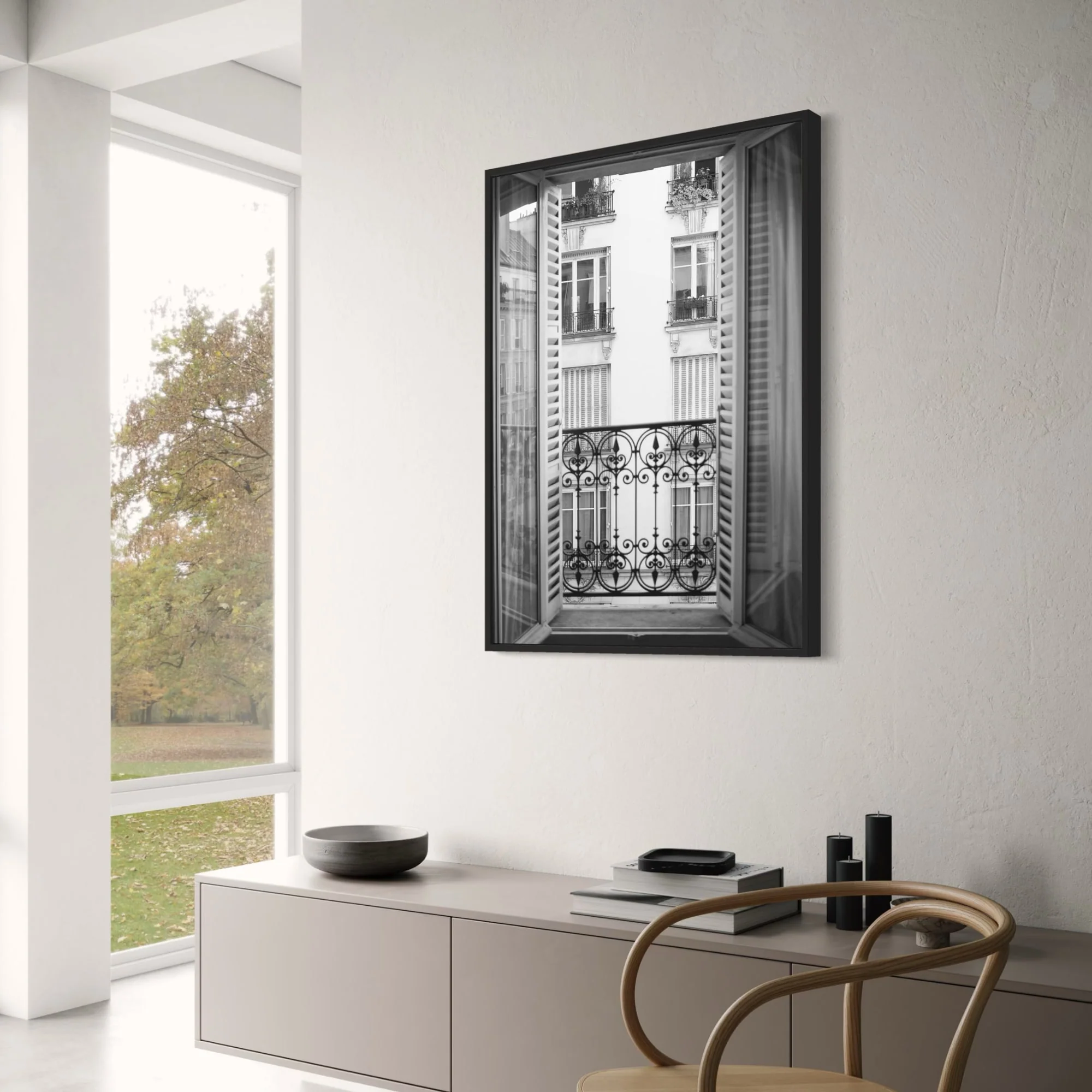 Paris Architectural View | Window Art - Image 3