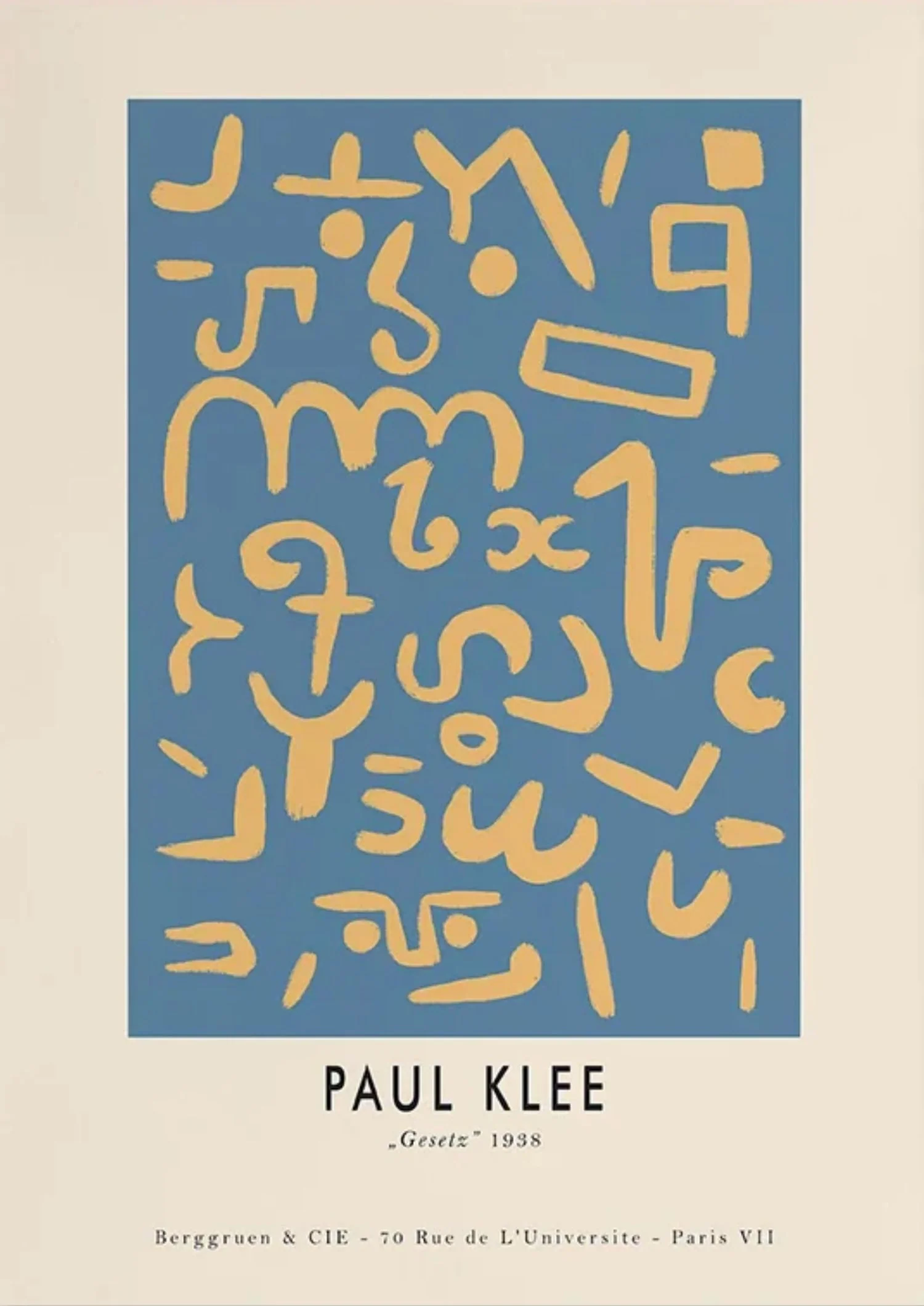 Paul Klee | Gesetz 1938 | Abstract Vintage Art - Image 4