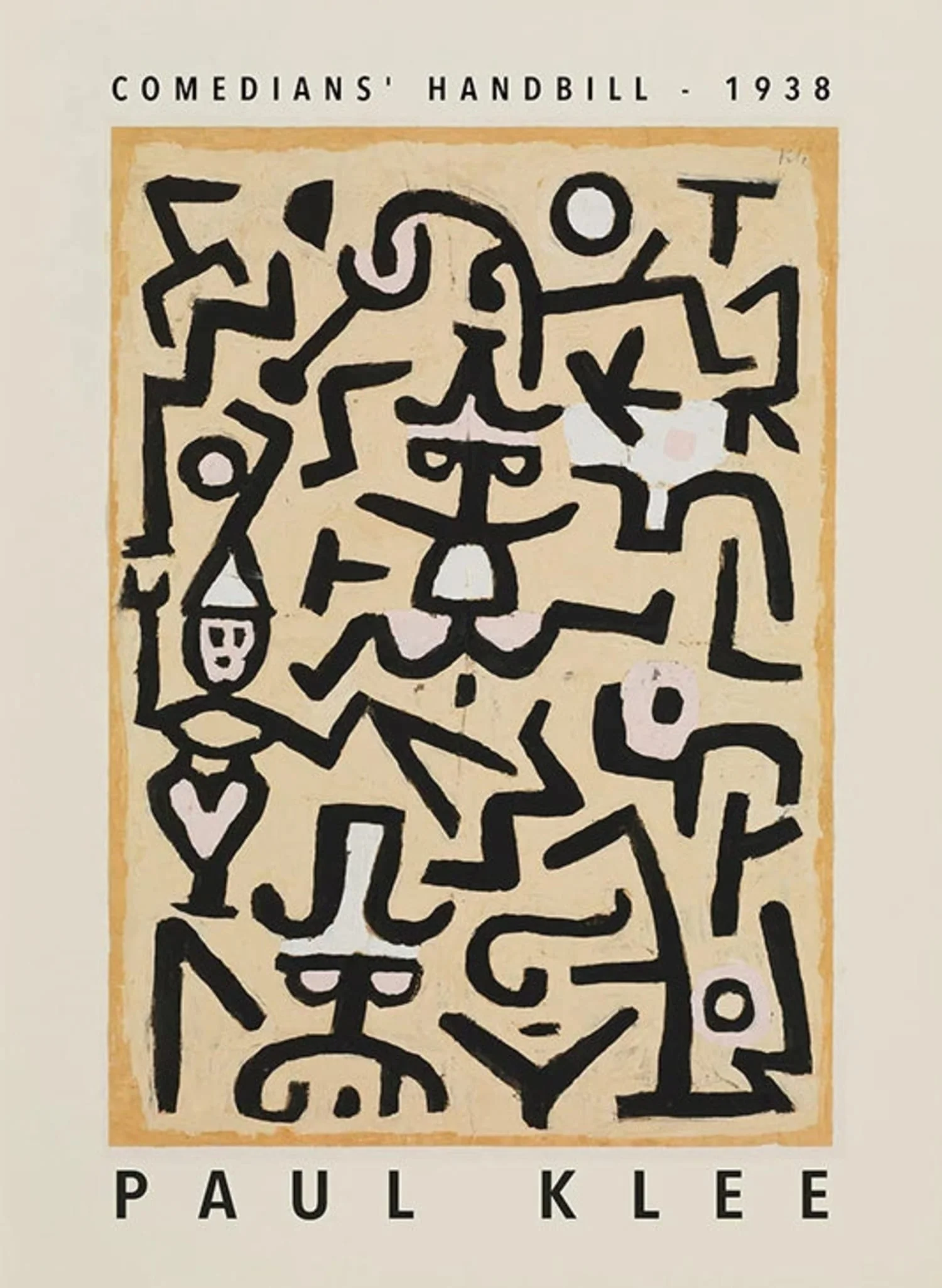 Paul Klee | Comedians Handbill 1938 | Abstract Art - Image 4