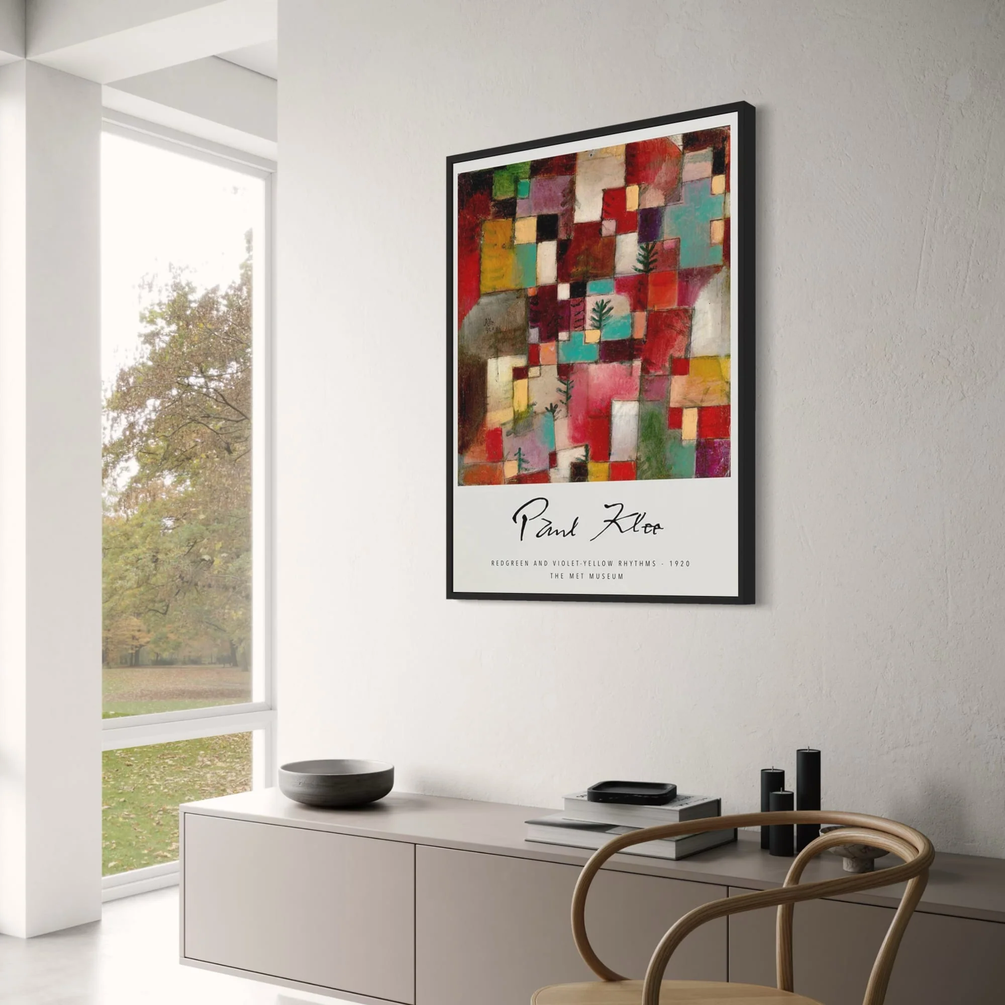 Paul Klee | Redgreen and Violet-Yellow Rhythms | Abstract Art - Image 3