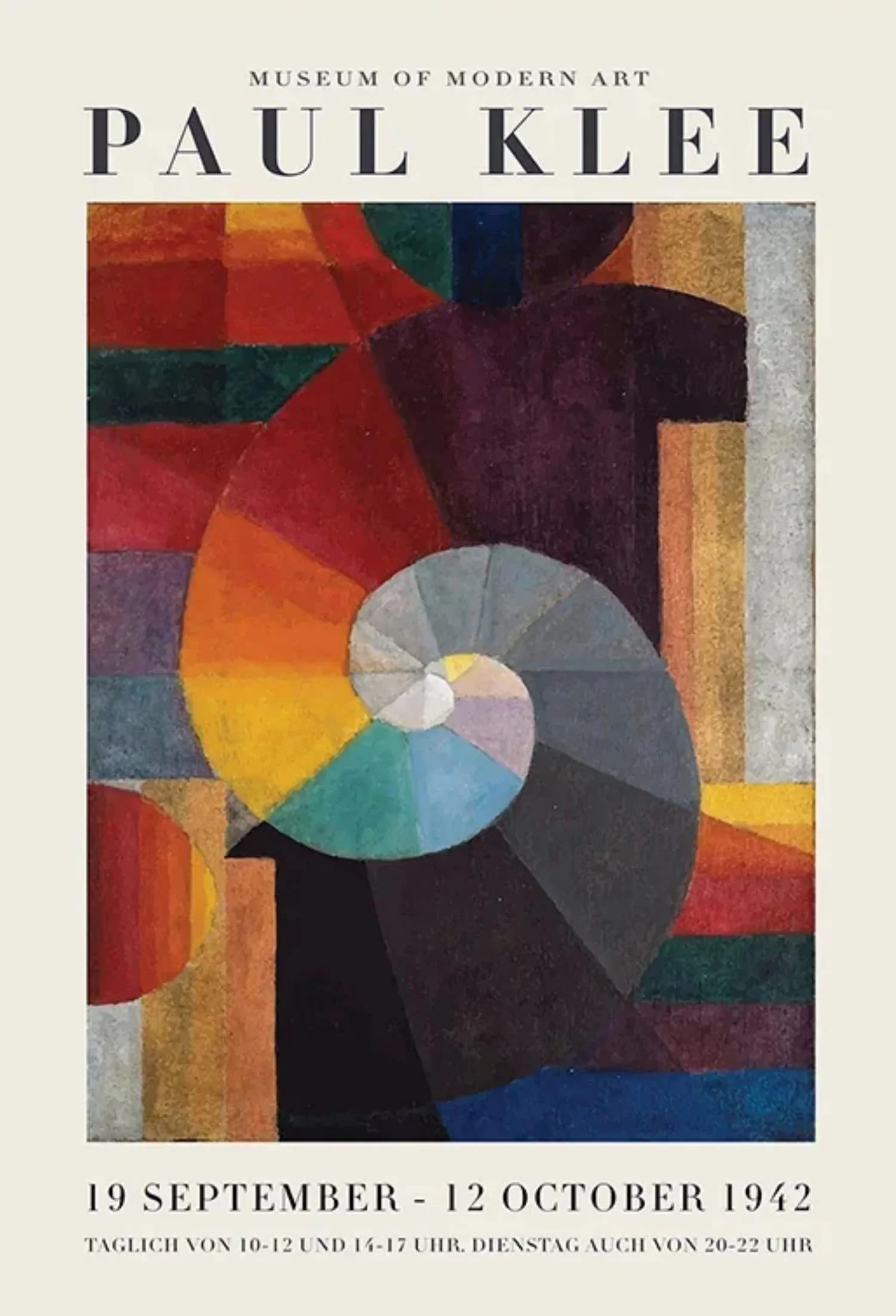 The Encounter by Johannes Itten | Paul Klee Abstract | Vibrant Colors - Image 4