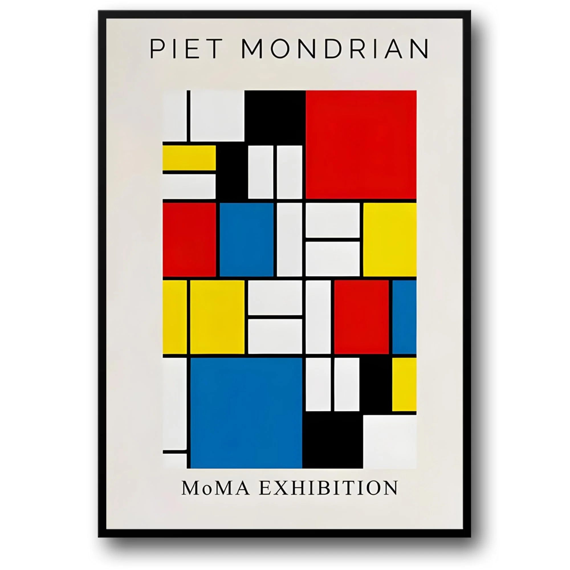 Mondrian Composition | Abstract Color Blocks